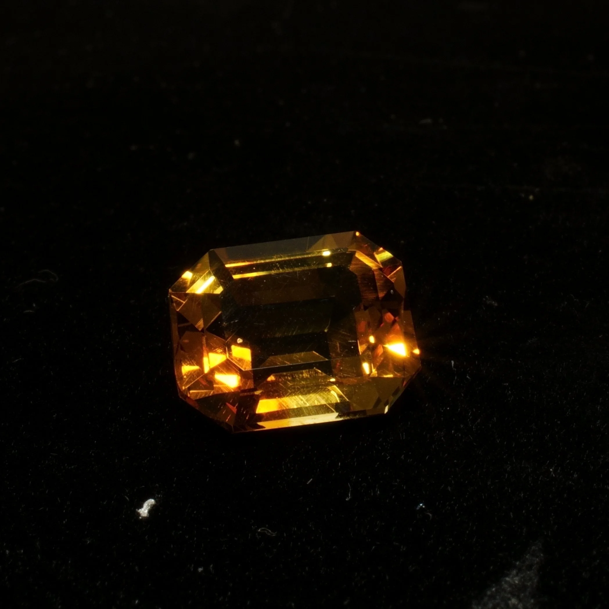 Emerald Cut Citrine Gemstone — 8.5 ct