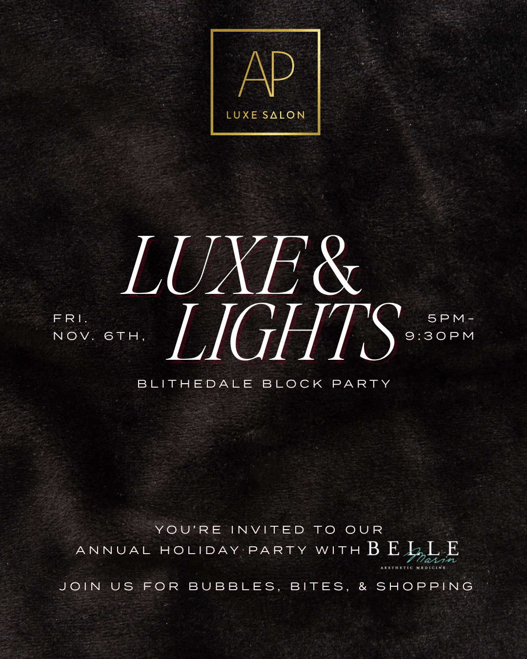 Luxe &amp; Lights Block Party