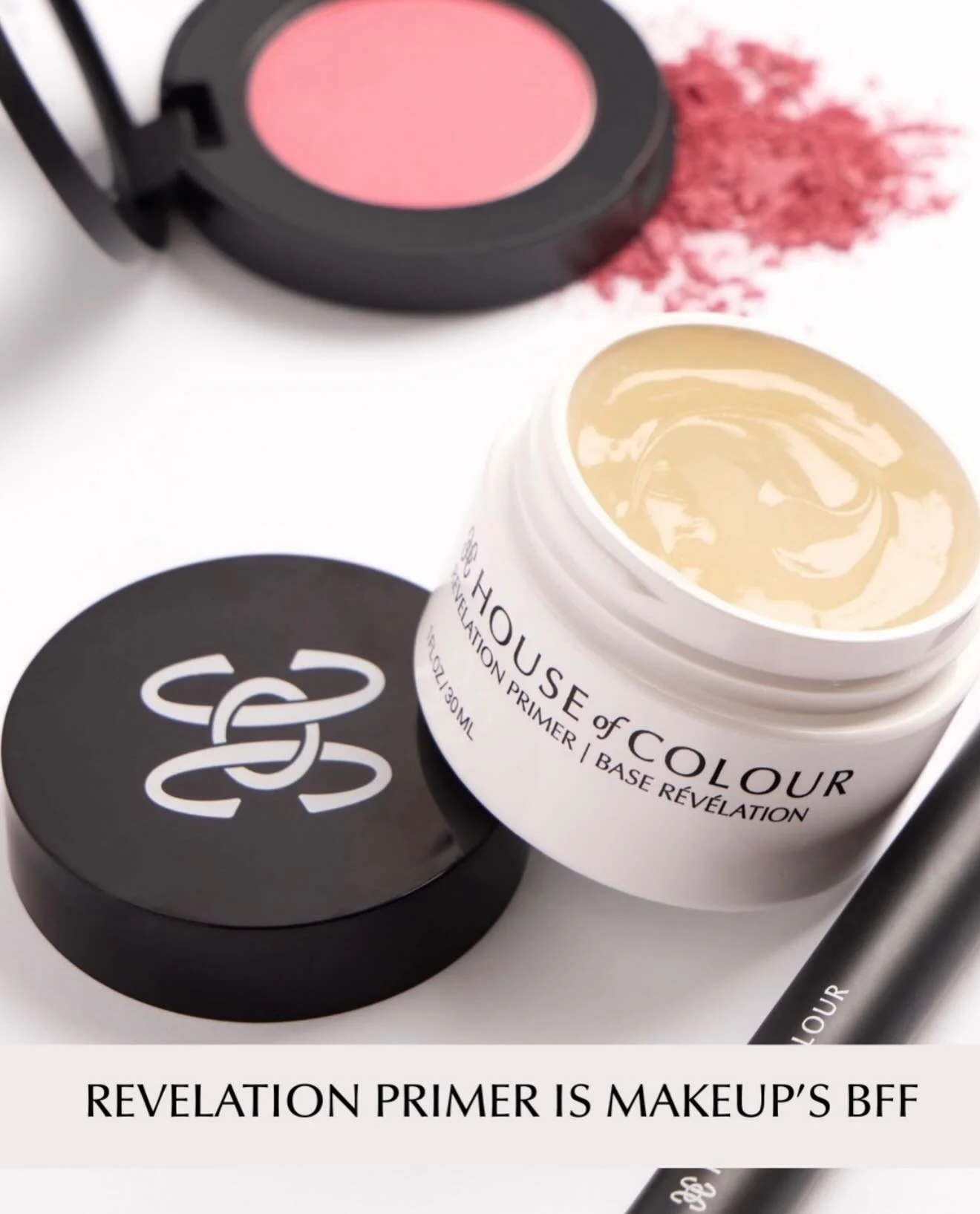 ✨Revelation Primer✨

Our #1 global bestseller is a simple step that cares for your skin while locking makeup in place. It creates a velvety base so makeup glides on evenly and stays put, all while blurring fine lines, texture, and pores (hello, real-