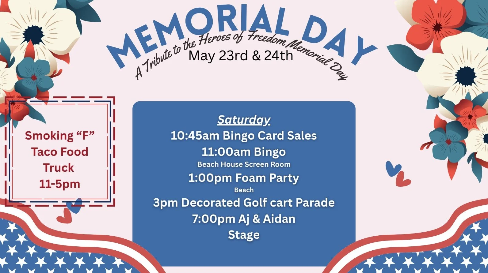 Memorial day weekend