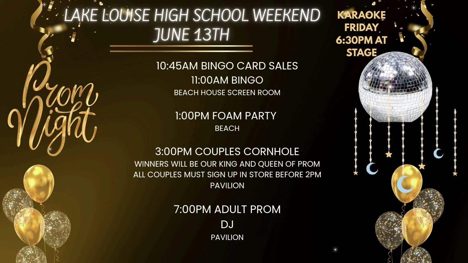 Lake Louise High School Weekend