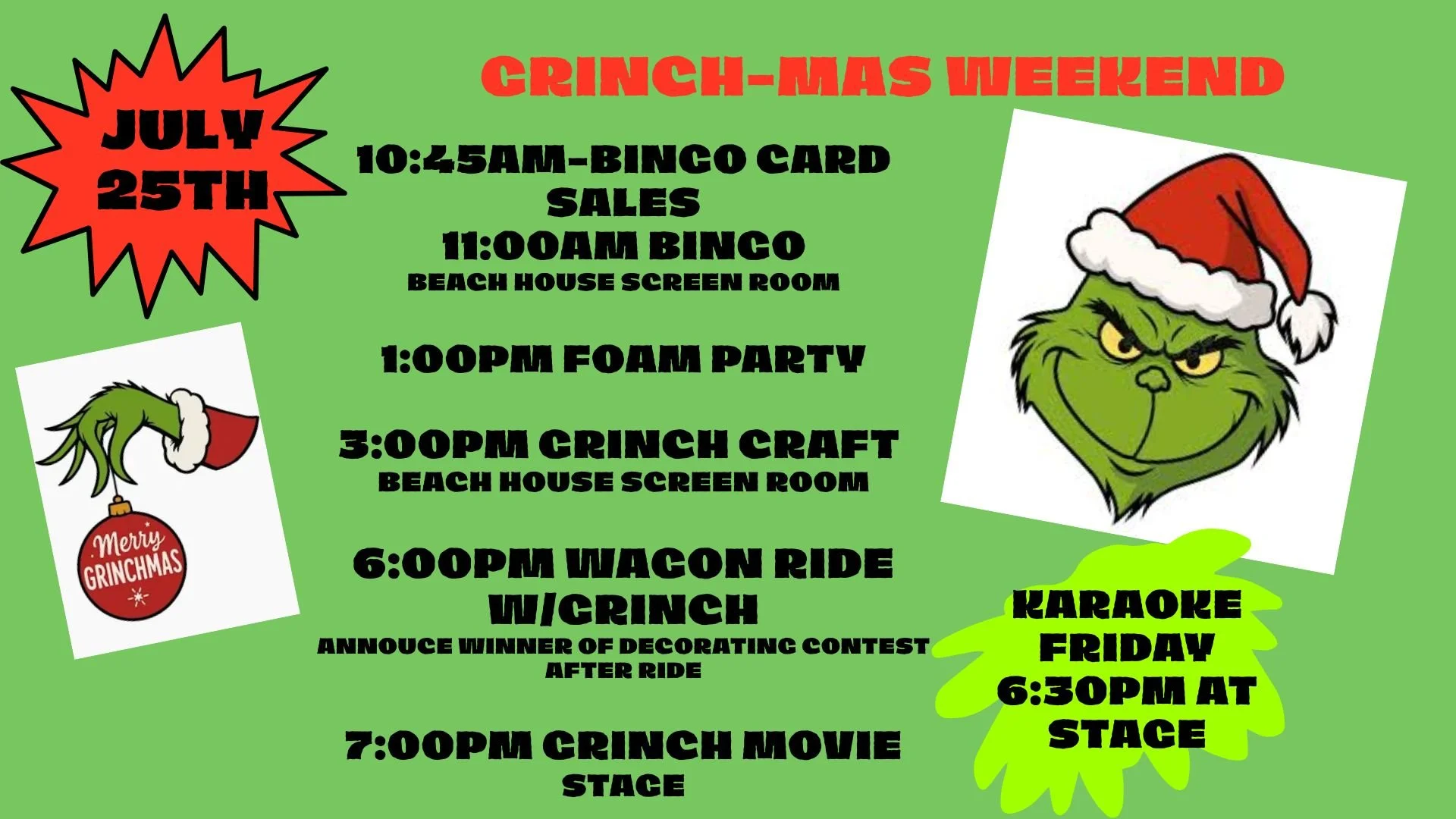 Grinchmas Weekend