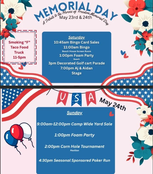 Memorial day weekend