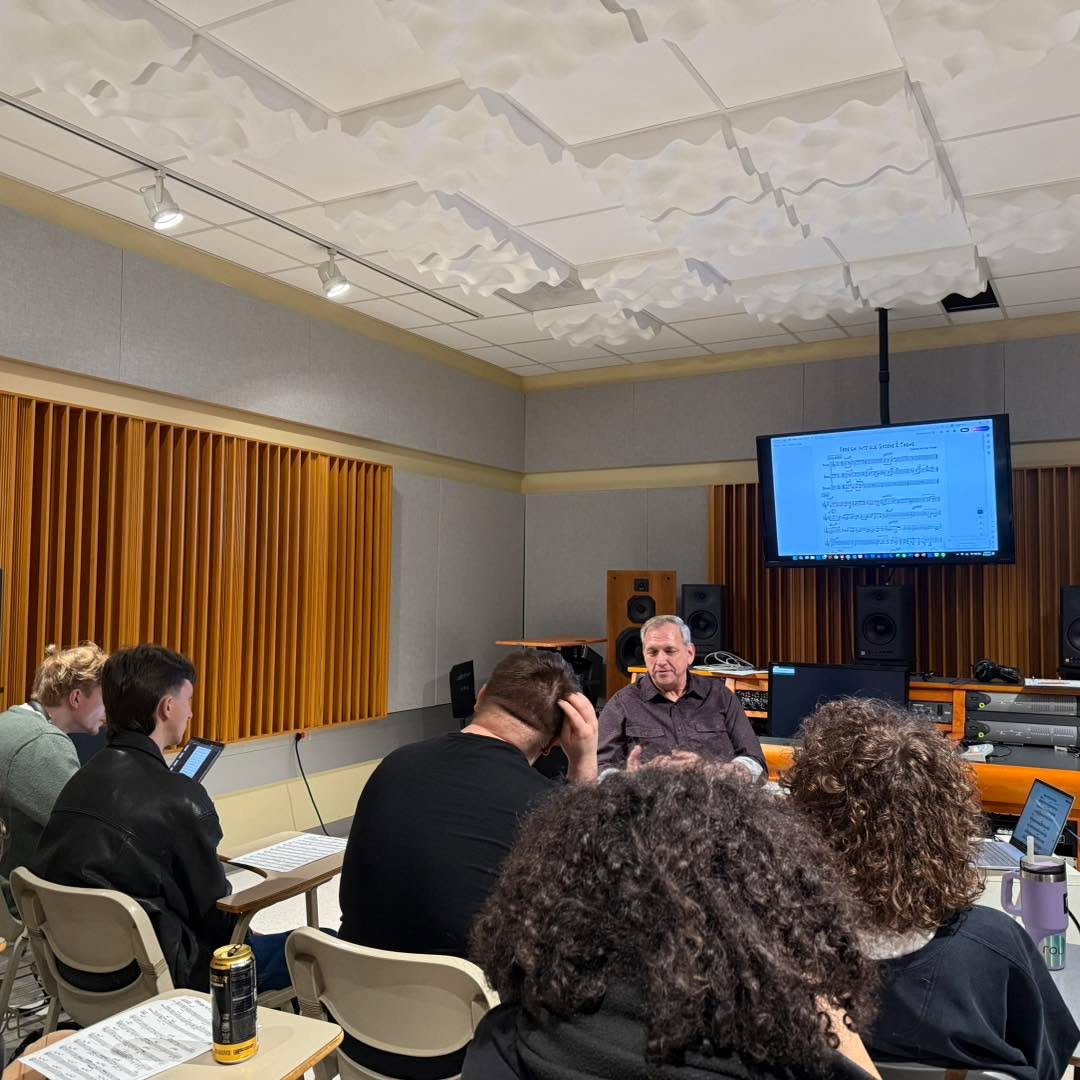 My thanks and appreciation to Mike Tomaro for making time to speak with marypappertsom composers about his career and work during our composers forum class today.
Mike’s work was some of the first that I encountered as a young musician that r