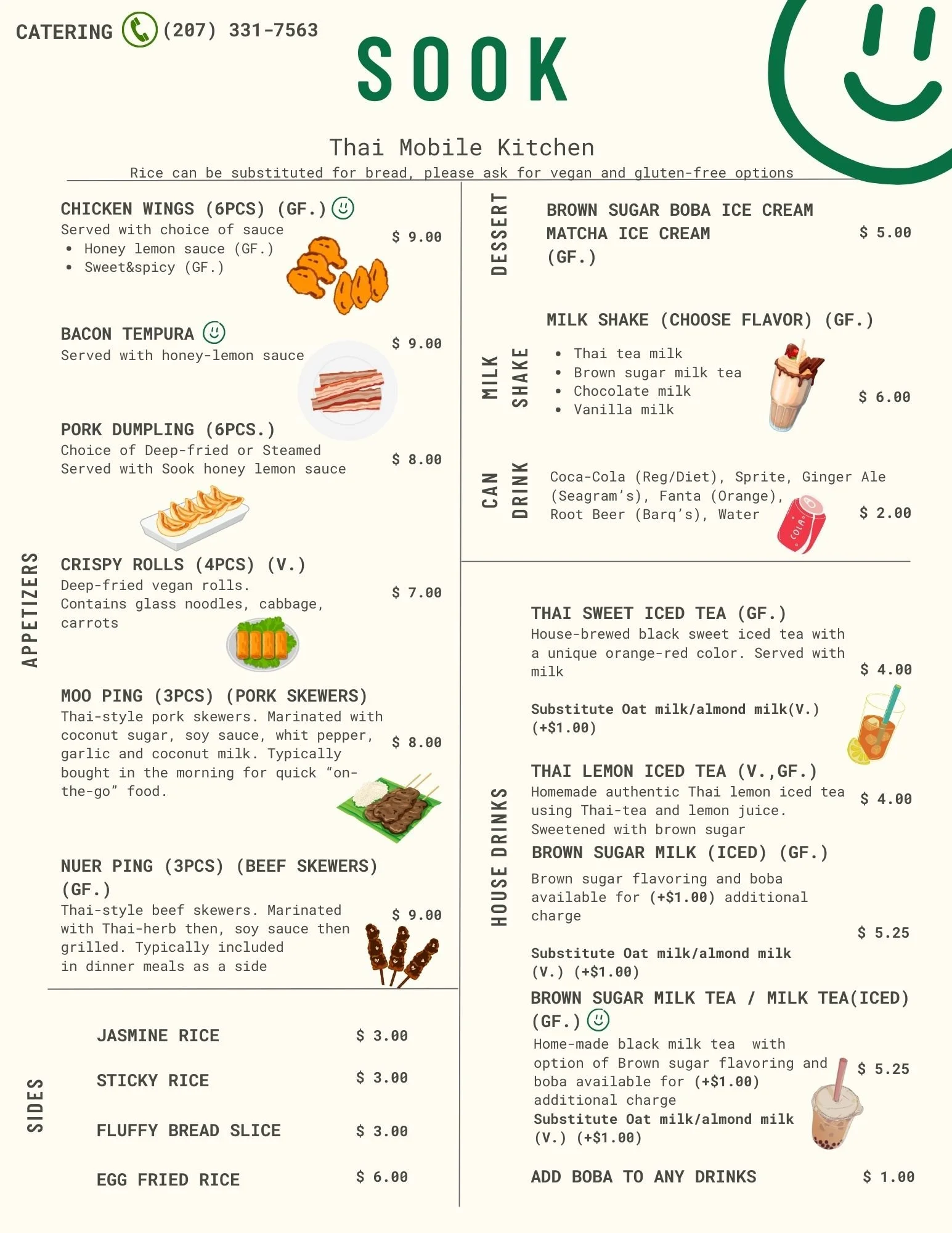 Menu — Sook Thai Mobile Kitchen
