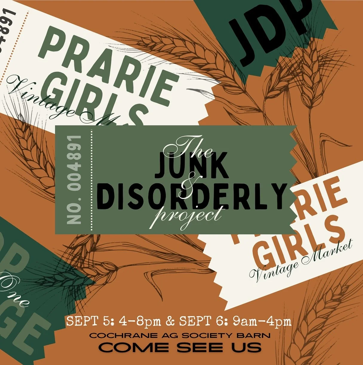 🍂Fall is calling&hellip; and so is The Junk &amp; Disorderly Project! ✨🍂

We&rsquo;re packing up our best dusty treasures in the West and heading to the @prairiegirlsmarket Vintage Market in Cochrane, Sept 5 &amp; 6! 🛻💨

It&rsquo;s gonna be a few
