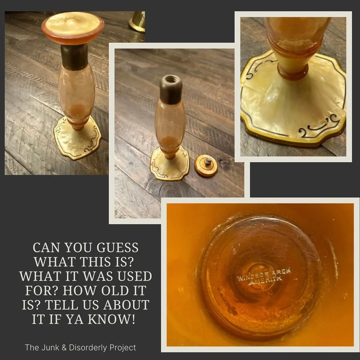 Can you guess what this is?? (Without peeking at google!!) give us your best guess!! #guess #whatisit #vintagestyle #old #playthegame #curious #antique #antiquit&eacute;s
