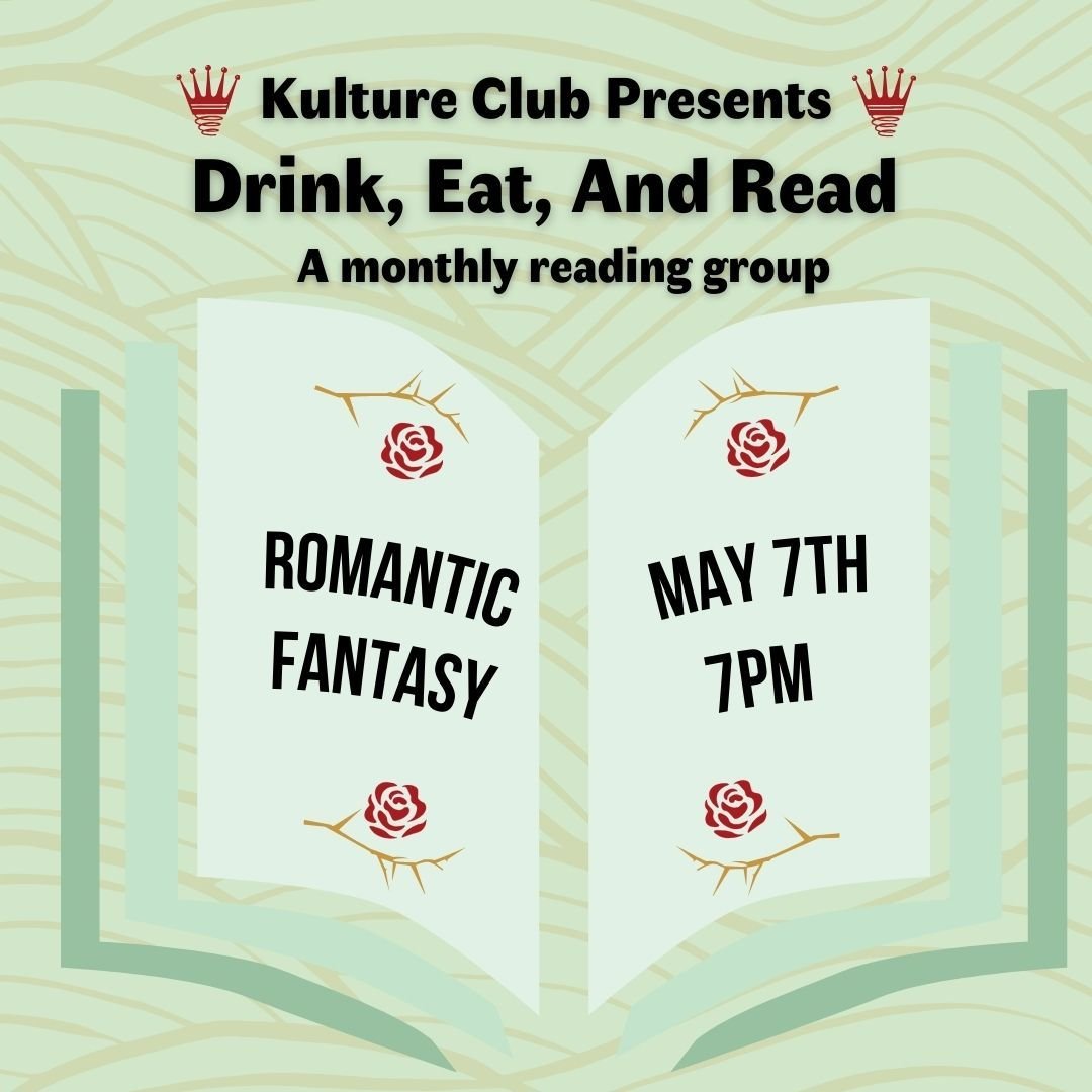 📚 Join us for &quot;Drink, Eat, And Read&quot; at King Coil Distillery in Saint Paul! 🥂

📅 Date &amp; Time: Tuesday, May 7th

📖 This Month's Theme: Romantic Fantasy

Are you a book lover? Do you enjoy great conversations, delicious drinks, and a 
