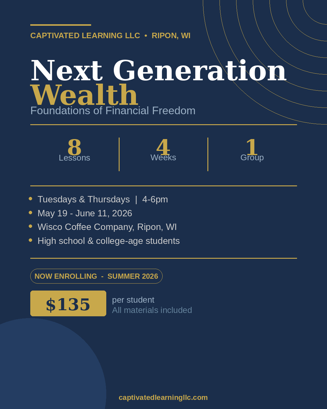 Next Generation Wealth: Foundations of Financial Freedom