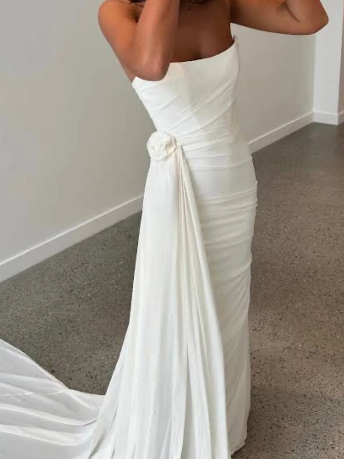 New Find &mdash; Kyha Dai Train. Add this train to your wedding dress for some extra drama and volume. For under $500 you can find this Kyha accessory to take your gown to the next level. Original Price: $995. Sale Price: $497.50.