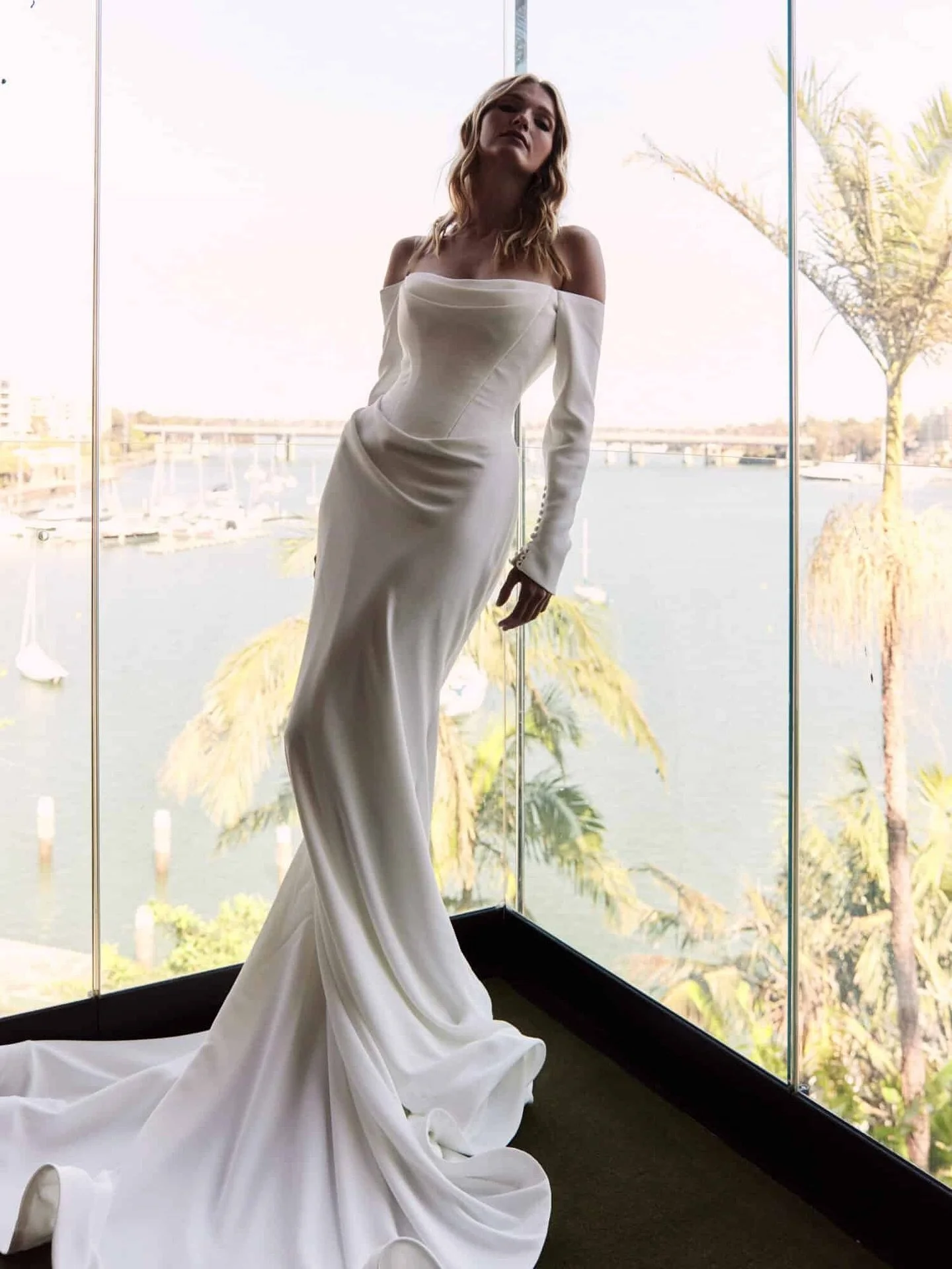 Leah Da Gloria sample sale &mdash; Harlow by Leah Da Gloria is on sale. Original price: $6,900. Sale price: $4,140. Find Leah Da Gloria samples at The Find Bridal Outlet in Coral Gables, FL. Our bridal sample sale store is a stylish bridal boutique, 