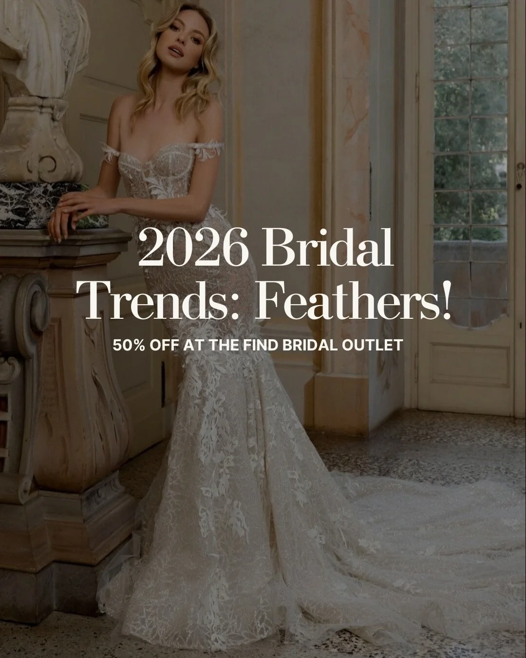 Feathers! Everyone loves feathers &mdash; and they&rsquo;re the perfect way to elevate your bridal look with a touch of whimsy, romance, and style. Find these wedding dresses with feathers marked way, way down from the original price. Say yes to your