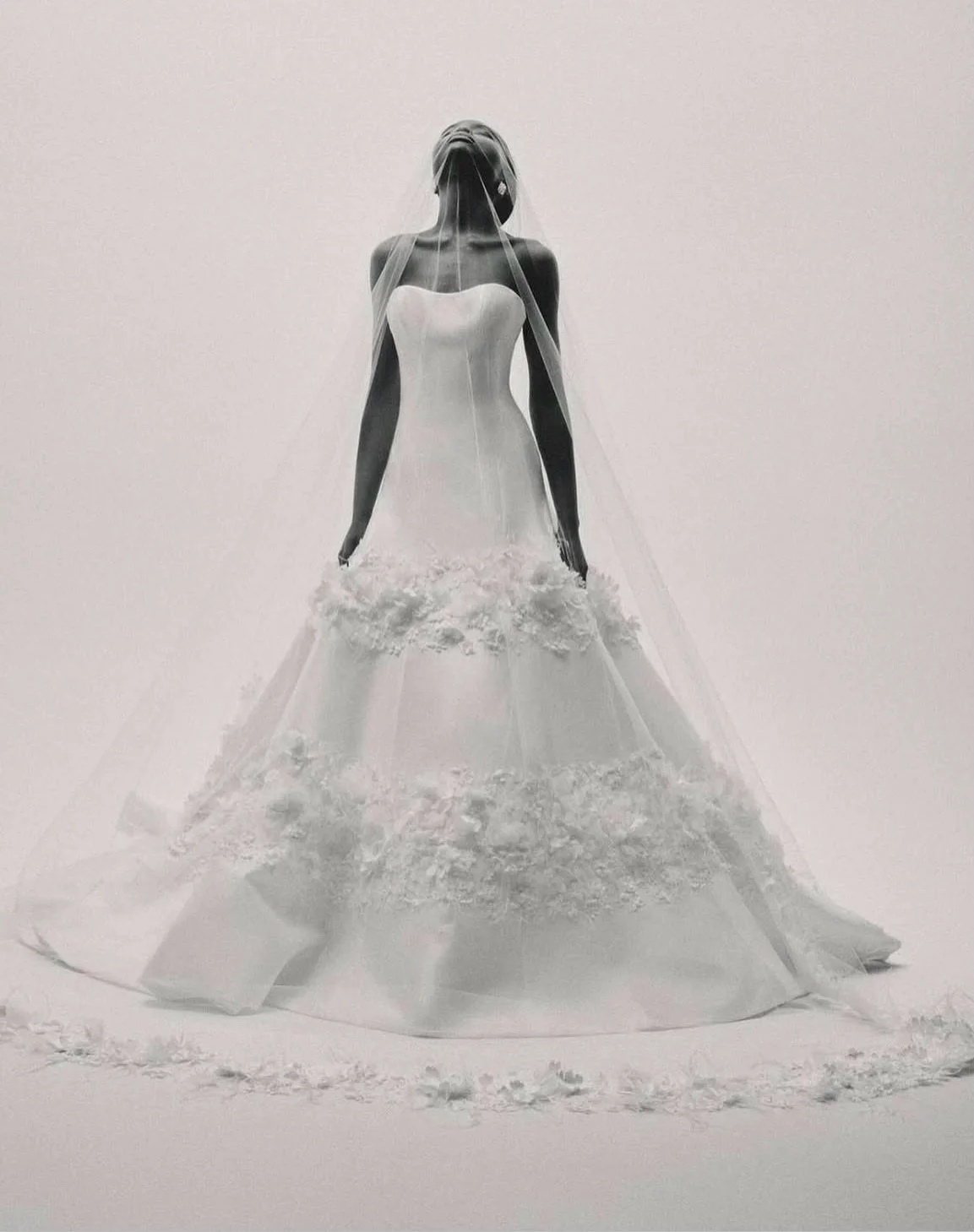 NEW FIND &mdash; Ashlar by Ines Di Santo 🤍 a gorgeous textured detailed skirt with a ballgown silhouette. This wedding dress is a piece of art. Find Ashlar by Ines Di Santo for 50% off the original price at our Miami bridal sample sale boutique in C