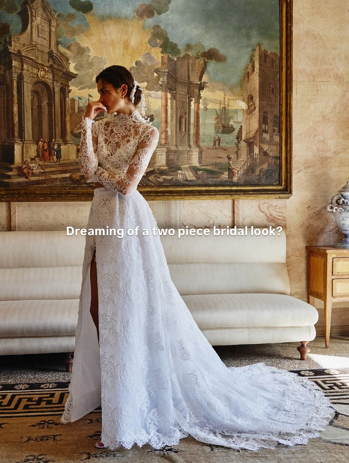 Our kind of break up. These bridal separates by Monique Lhuillier are a stylist addition to any bride&rsquo;s wardrobe whether it&rsquo;s center stage at your wedding or for another wedding event. Shop Monique Lhuillier samples for 50% off including 