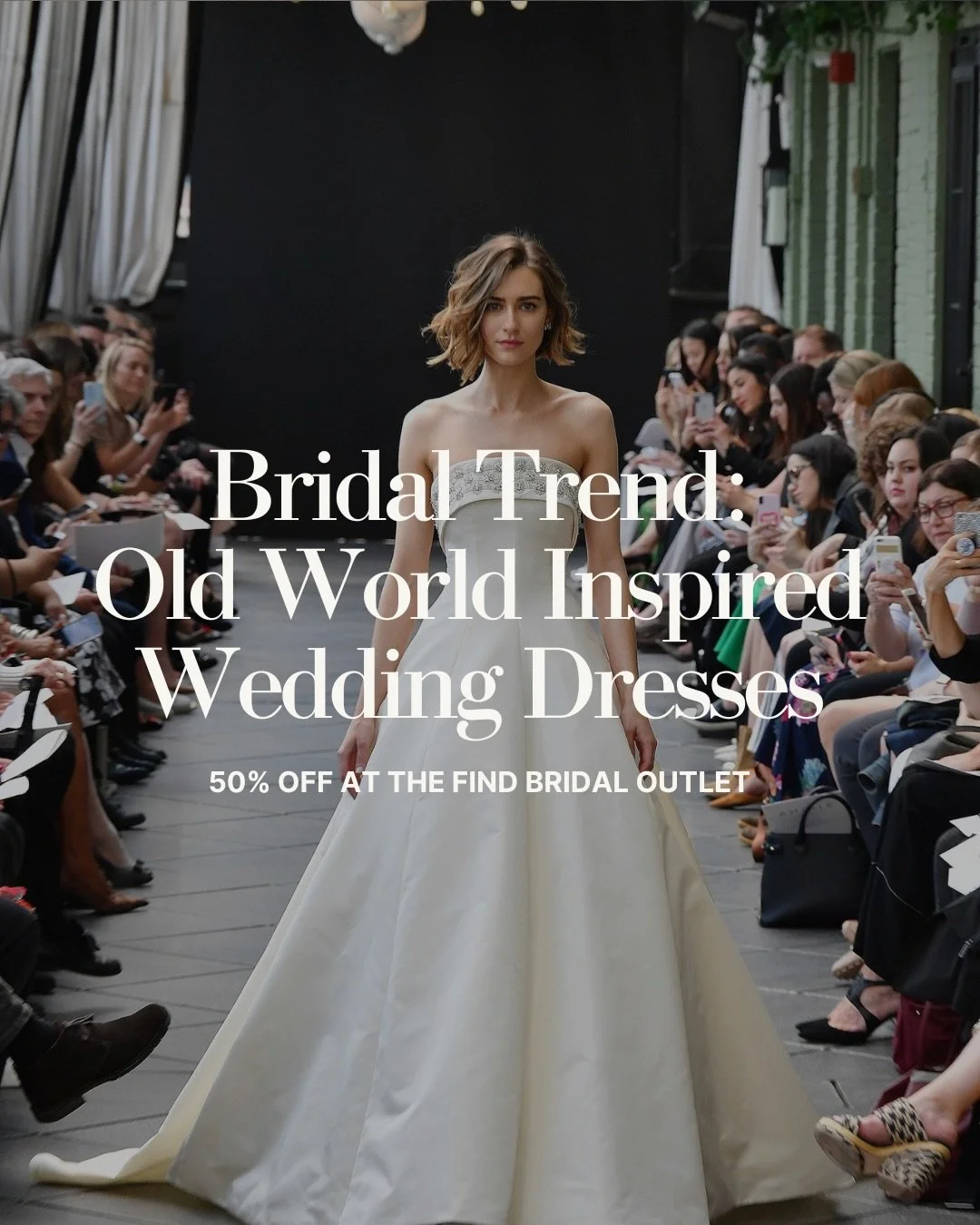 Bridal Trend: Old World Inspired Wedding Dresses. Here&rsquo;s our edit of gowns that call back to traditional romance, classic glamour, and timeless style. Find these bridal gowns staring at 50% off the original price at our Miami bridal sample sale