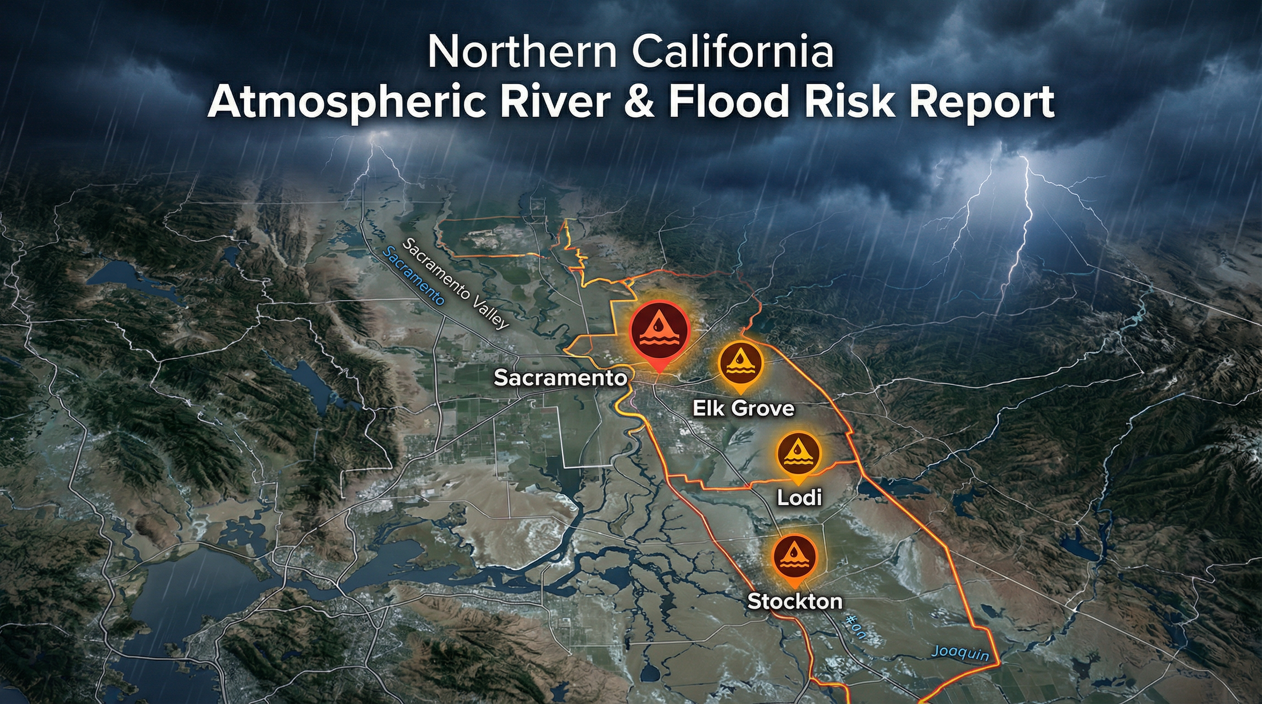 Northern California Atmospheric River Update - January 2026