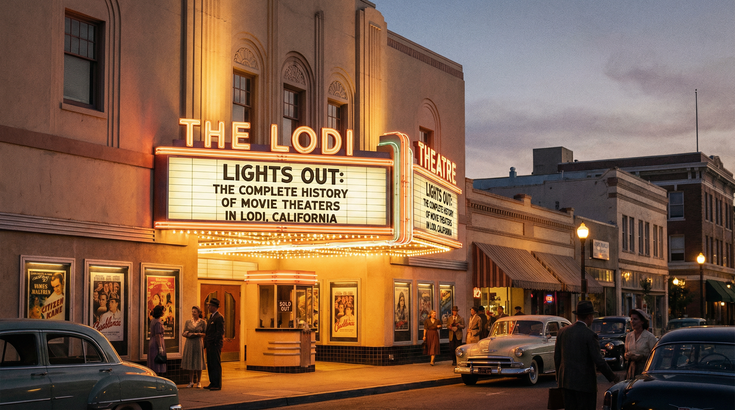 Lights Out - History of Movie Theaters in Lodi, California