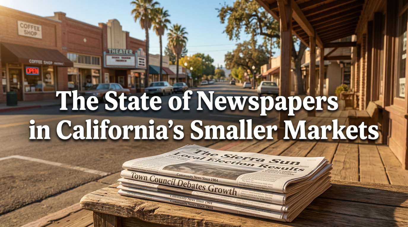 The State of Newspapers in California's Smaller Markets