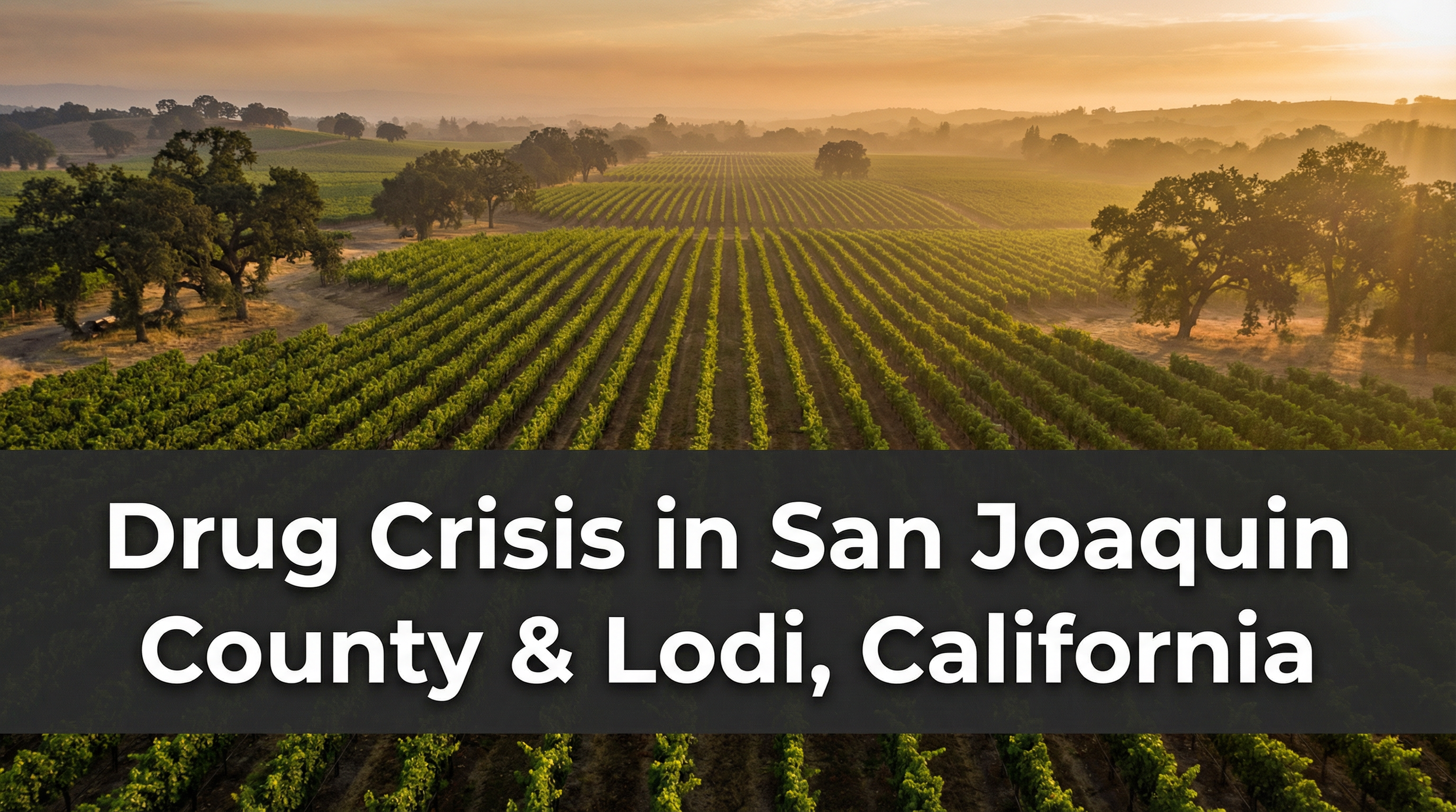 Drug Crisis in San Joaquin County &amp; Lodi, California