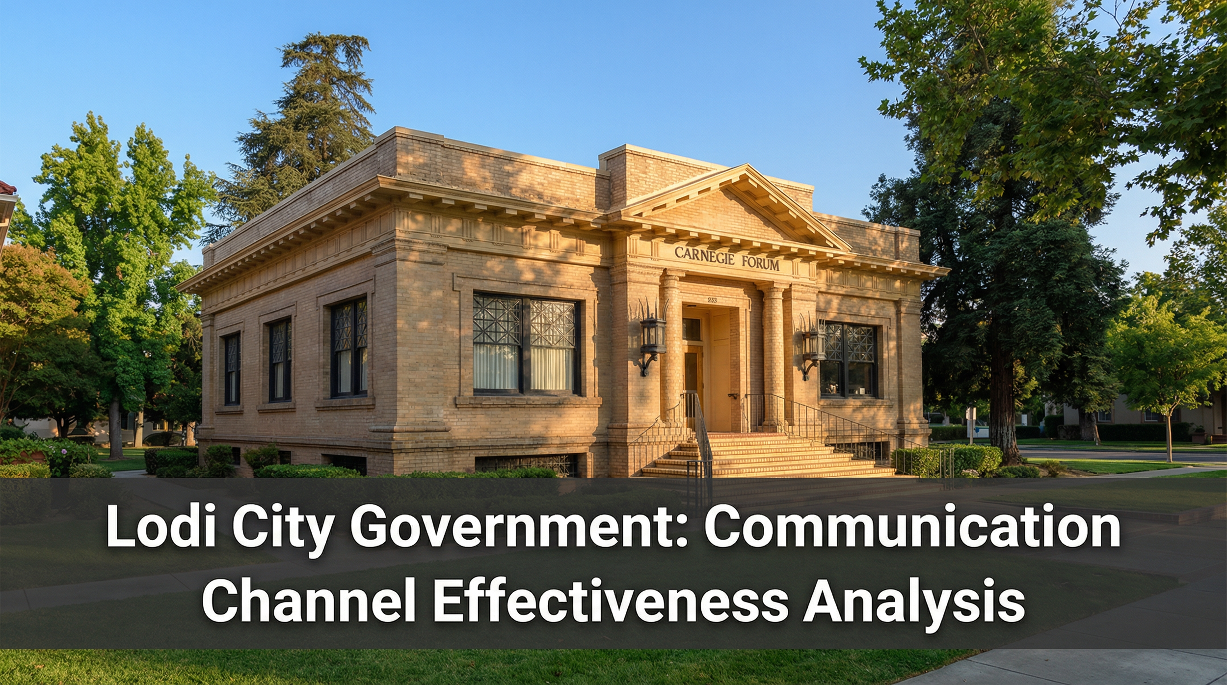 Lodi City Government: Communication Channel Effectiveness Analysis