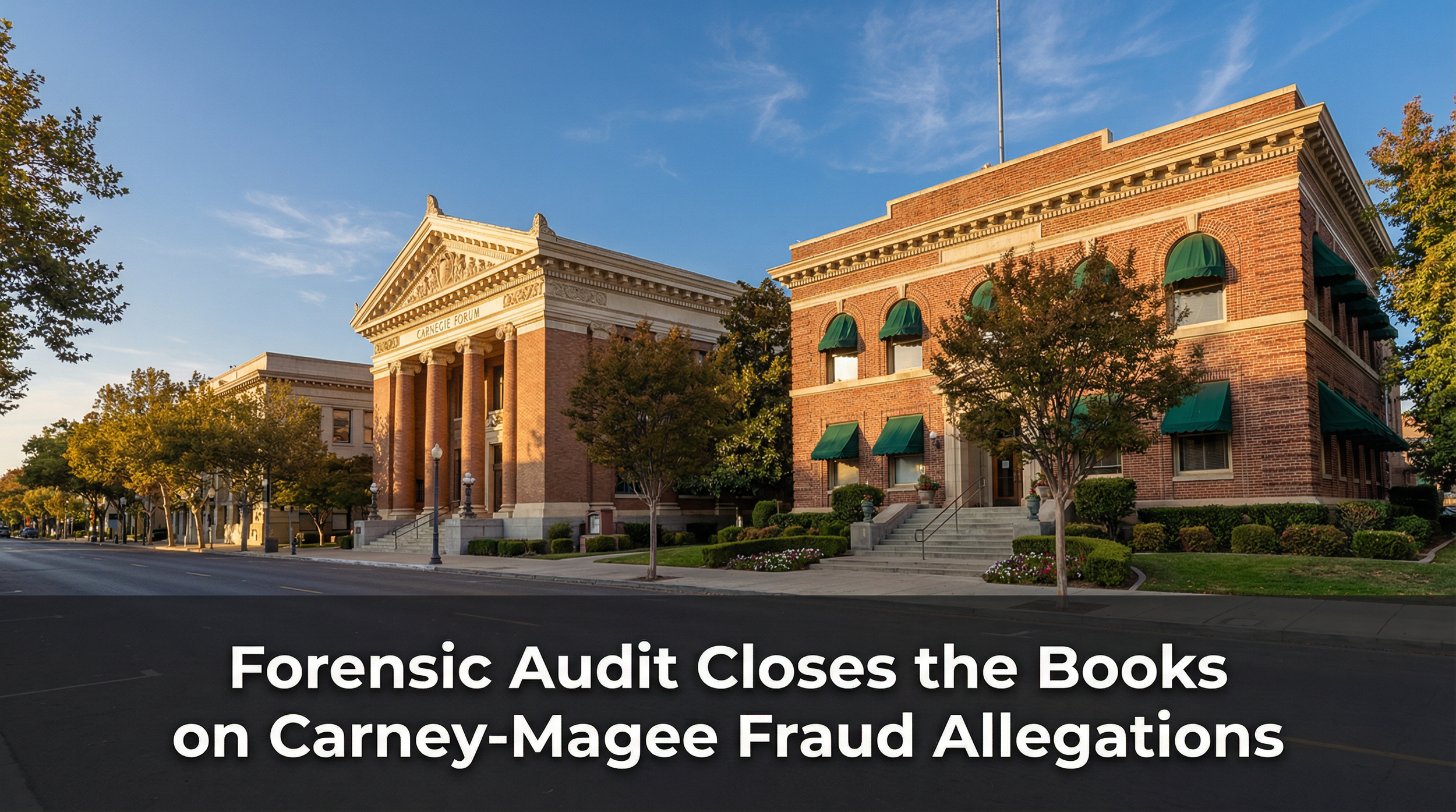 Forensic Audit Closes the Books on Carney-Magee Fraud Allegations