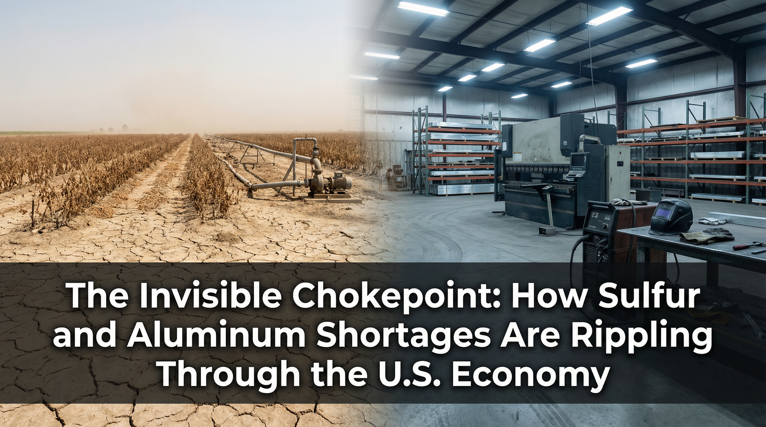 The Invisible Chokepoint: How Sulfur and Aluminum Shortages Are Rippling Through the U.S. Economy