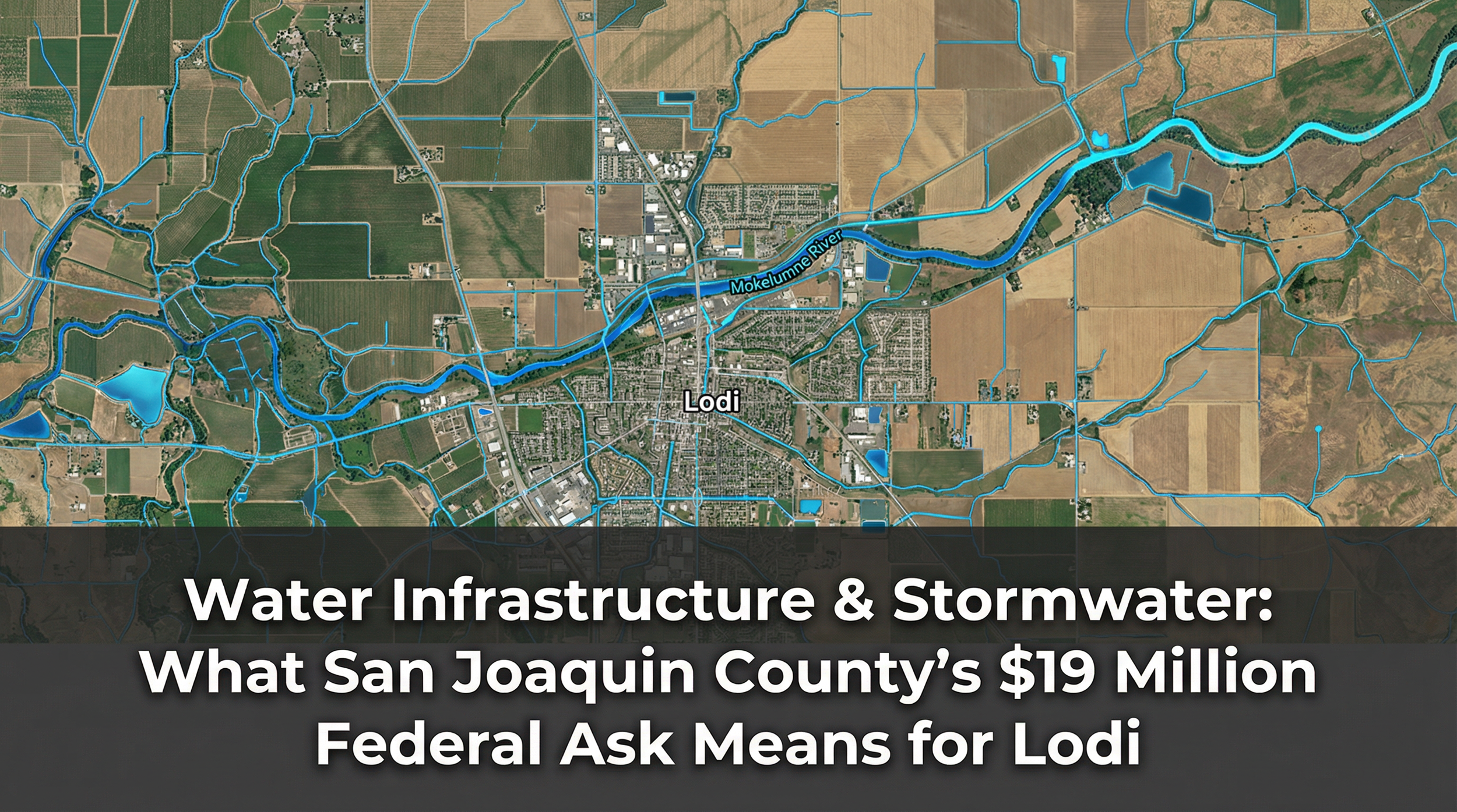 Water Infrastructure And Stormwater: What San Joaquin County’s $19 Million Federal Ask Means for Lodi