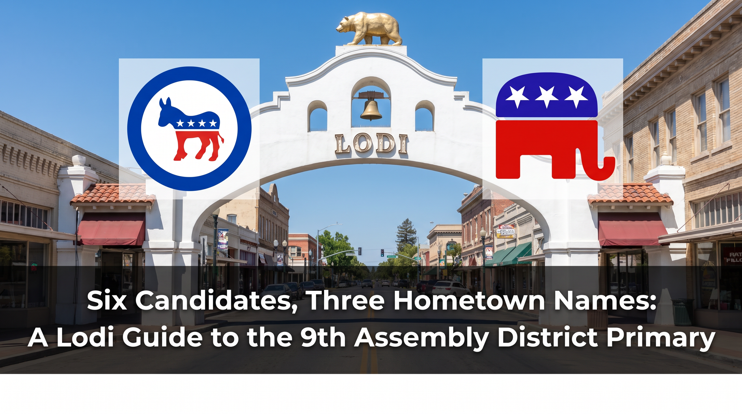 Six Candidates, Three Hometown Names: A Lodi Guide to the 9th Assembly District Primary