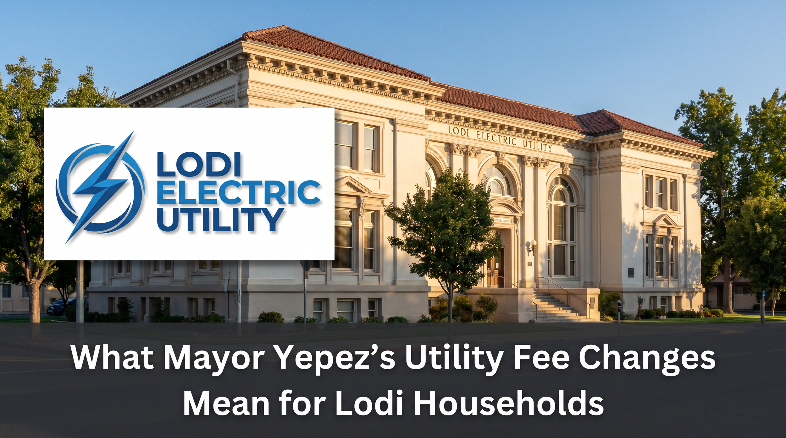 What Mayor Yepez's Utility Fee Changes Mean for Lodi Households