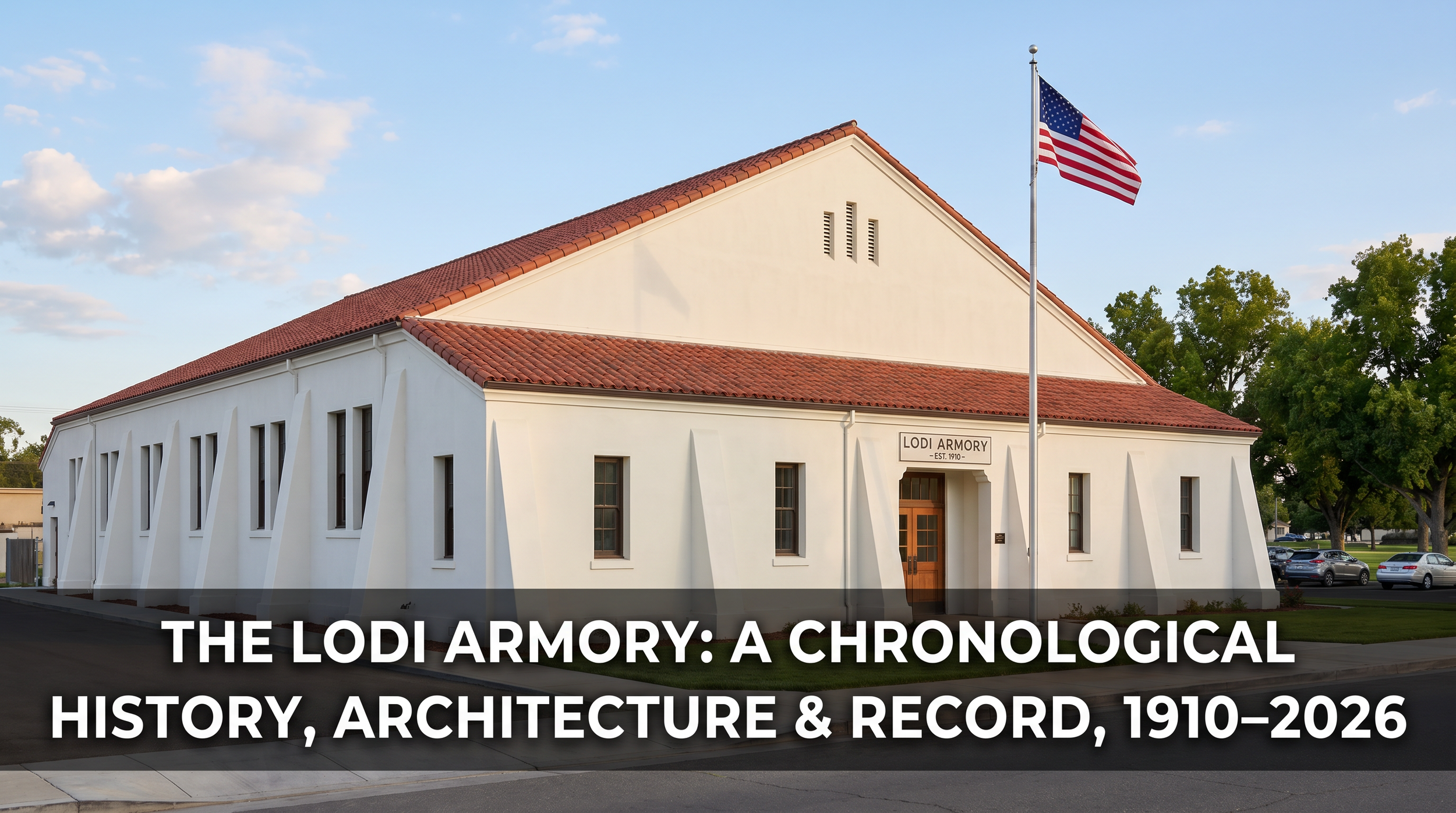 The Lodi Armory: A Chronological History, Architecture, and Primary-Source Record, 1910–2026