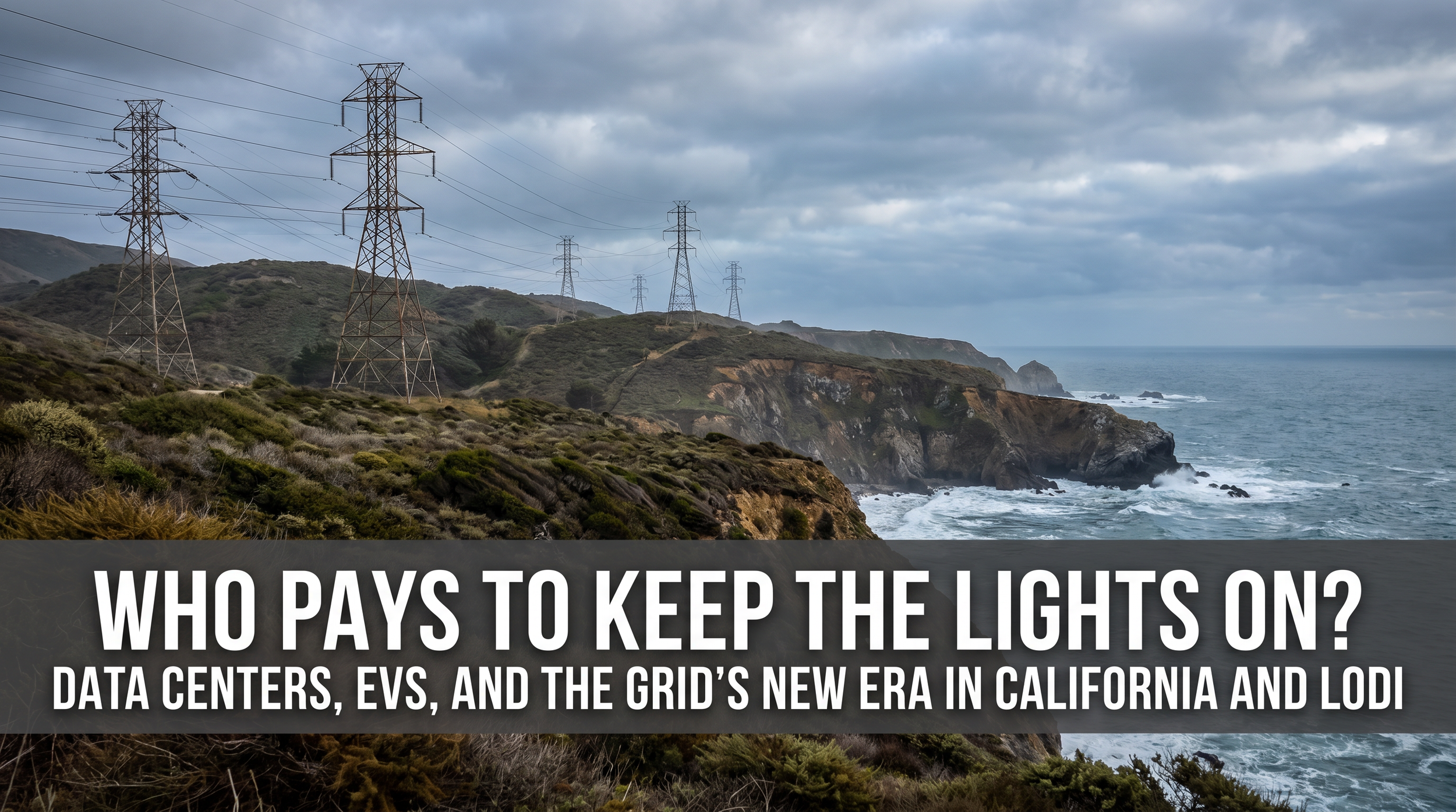 Who Pays to Keep the Lights On? Data Centers, EVs, and the Grid's New Era in California and Lodi