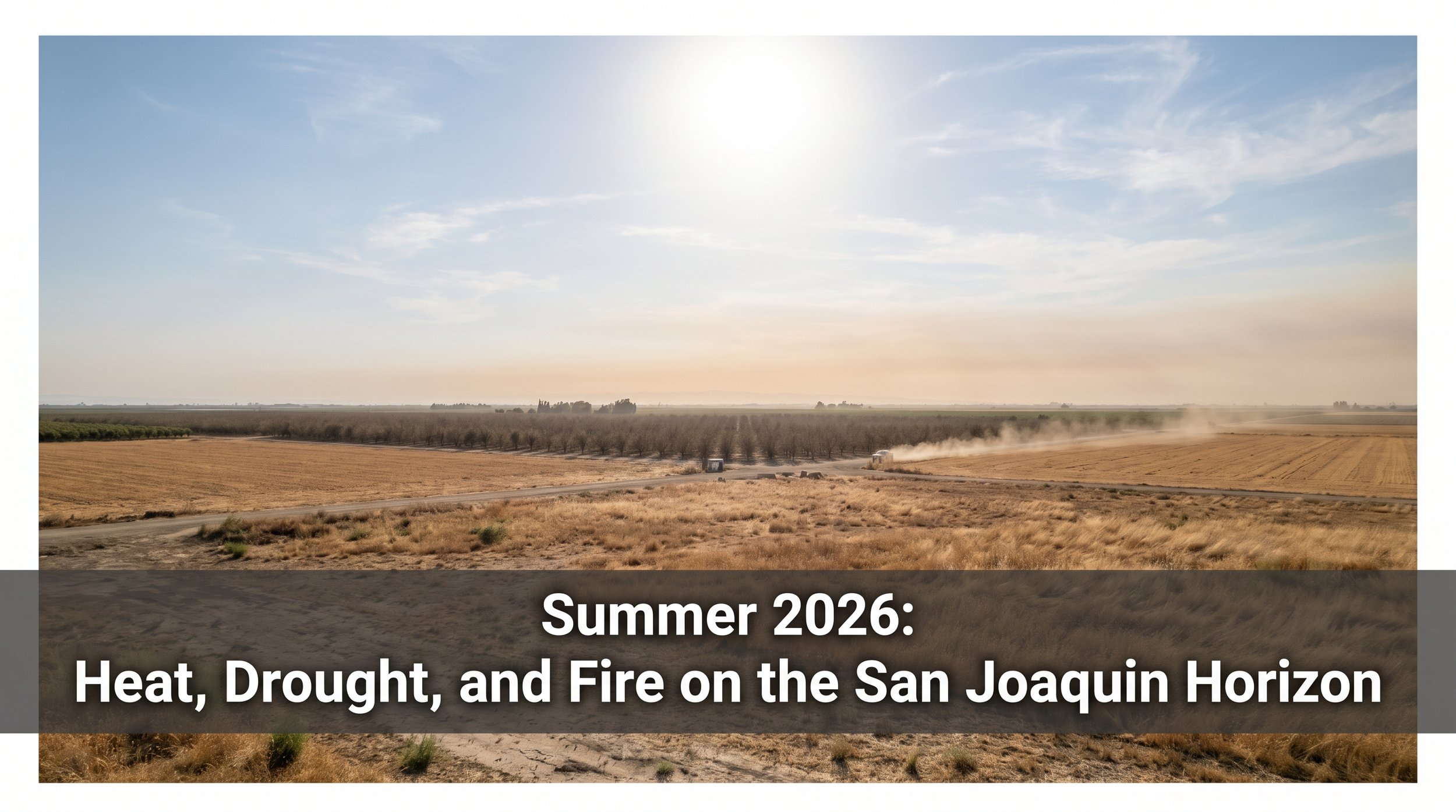 Summer 2026: Heat, Drought, and Fire on the San Joaquin Horizon