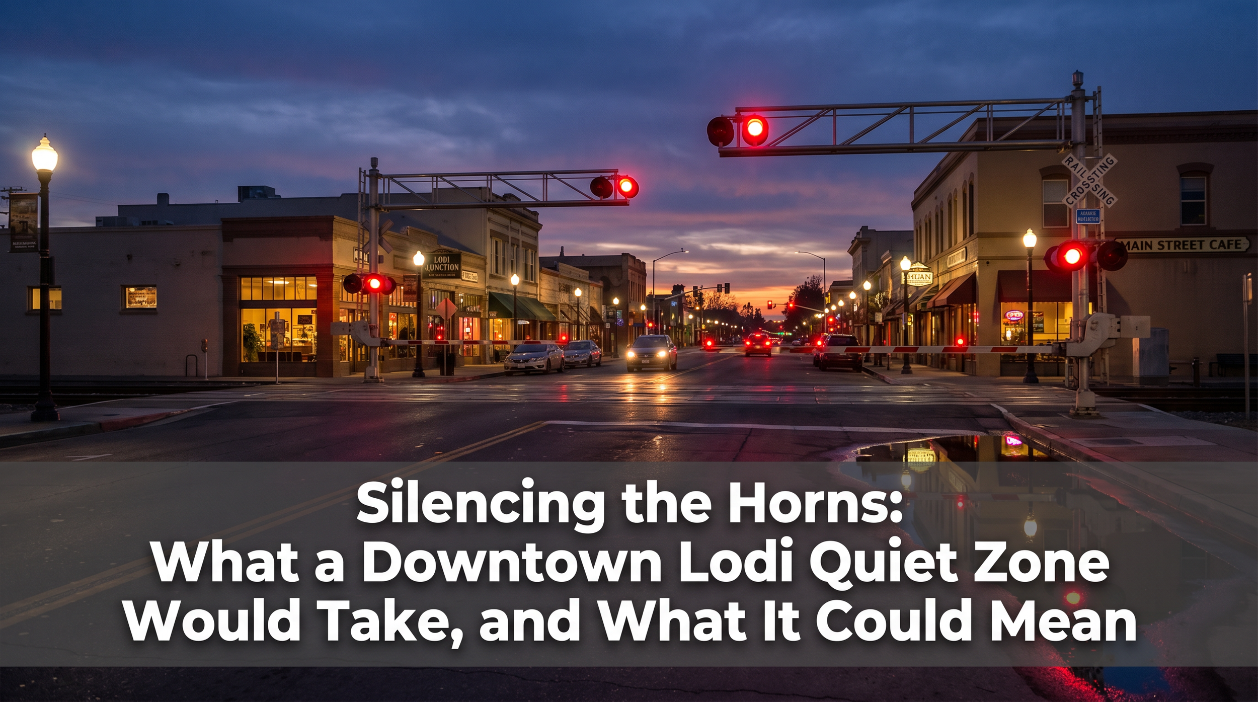 Silencing the Horns: What a Downtown Lodi Quiet Zone Would Take, and What It Could Mean