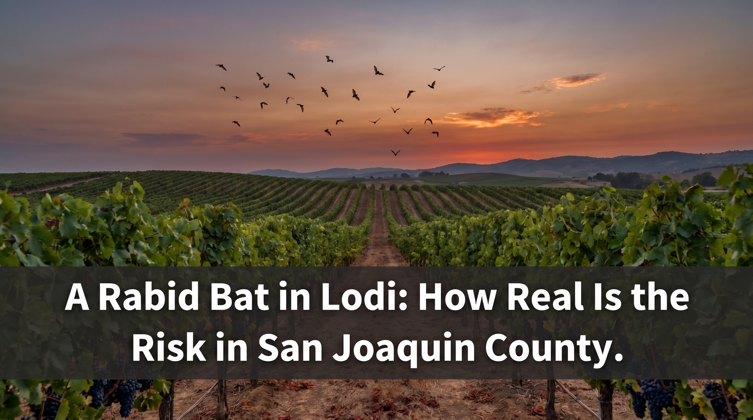 A Rabid Bat in Lodi: How Real Is the Risk in San Joaquin County?