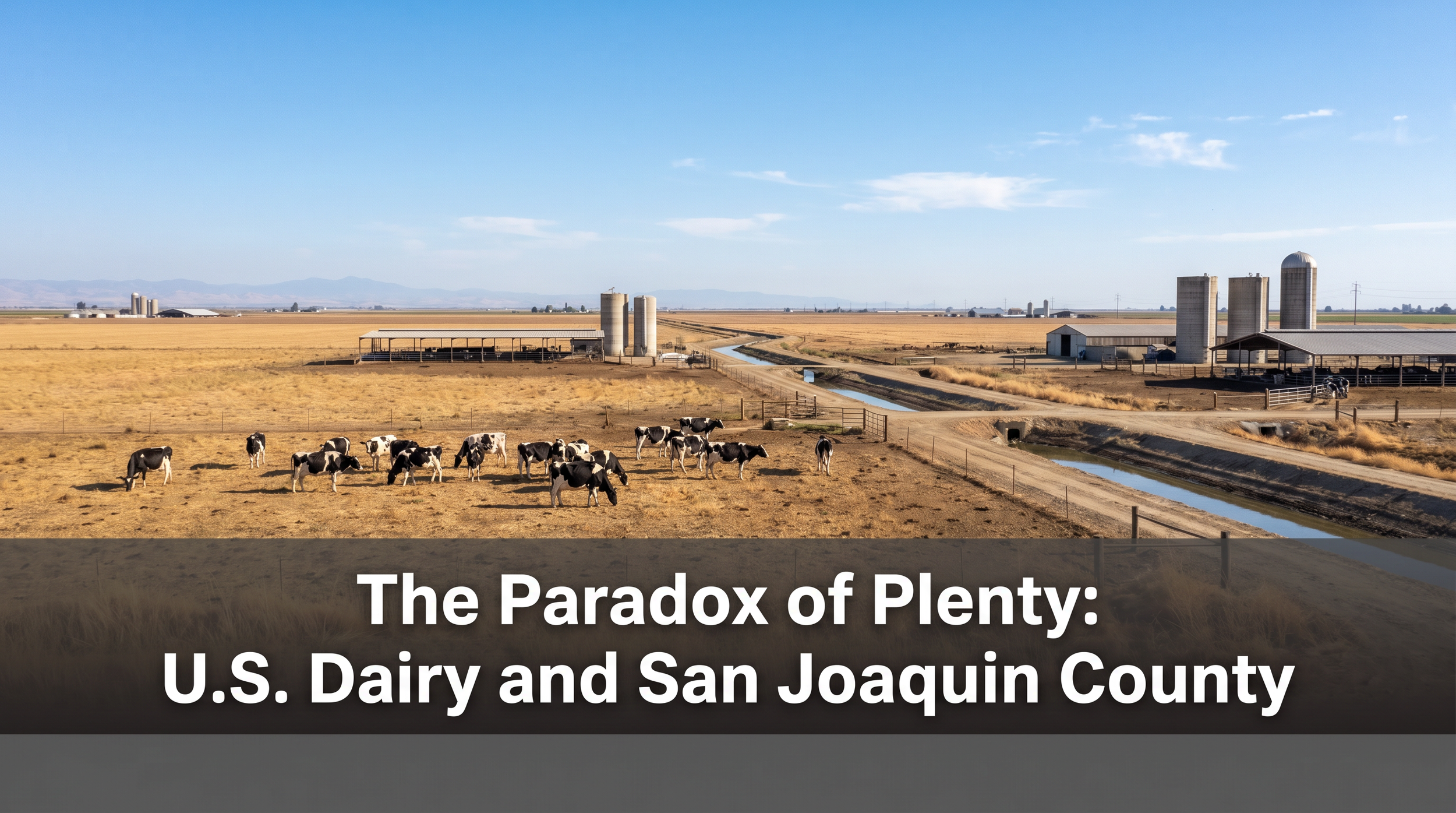 The Paradox of Plenty: U.S. Dairy and San Joaquin County
