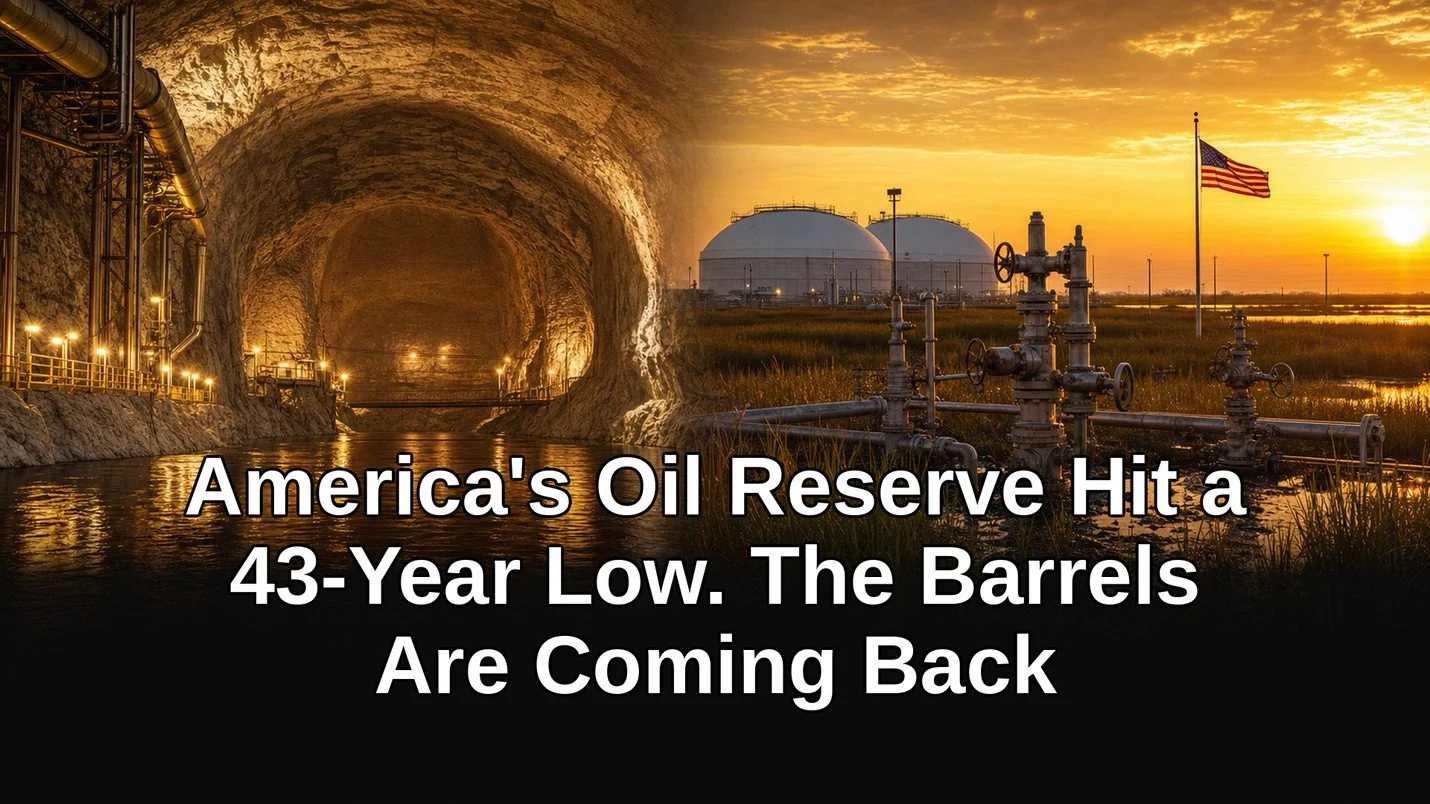 America's Oil Reserve Hit a 43-Year Low. The Barrels Are Coming Back