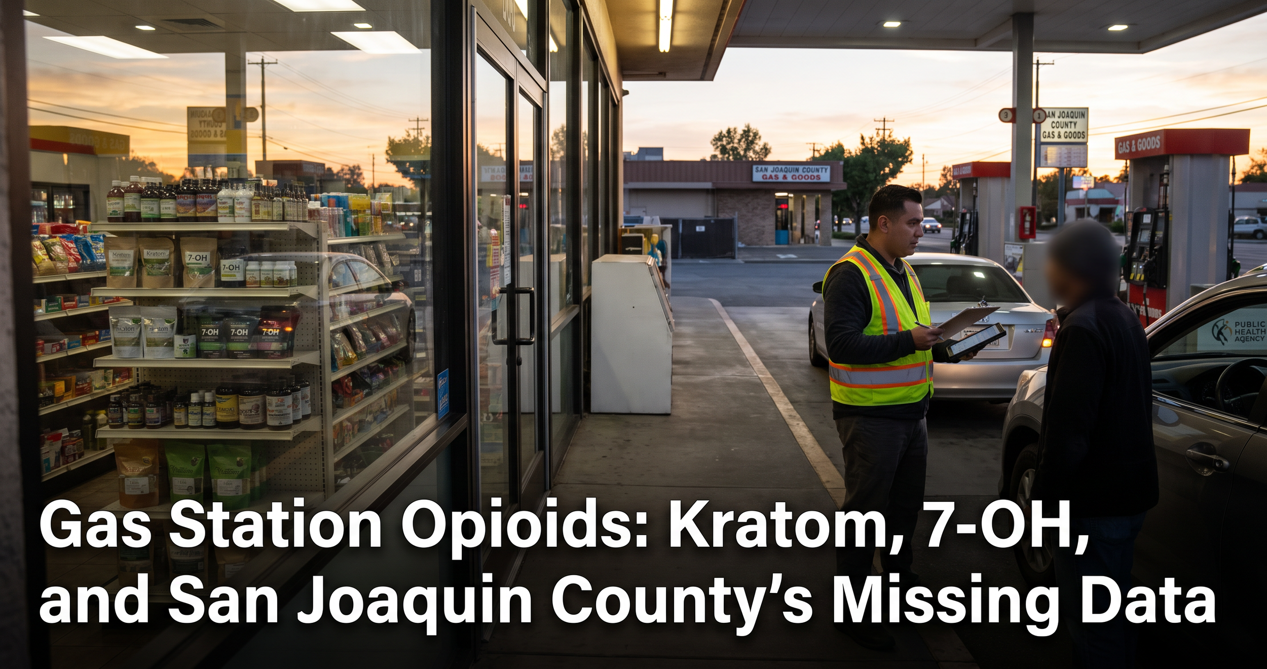 Gas Station Opioids: Kratom, 7-OH, and San Joaquin County's Missing Data