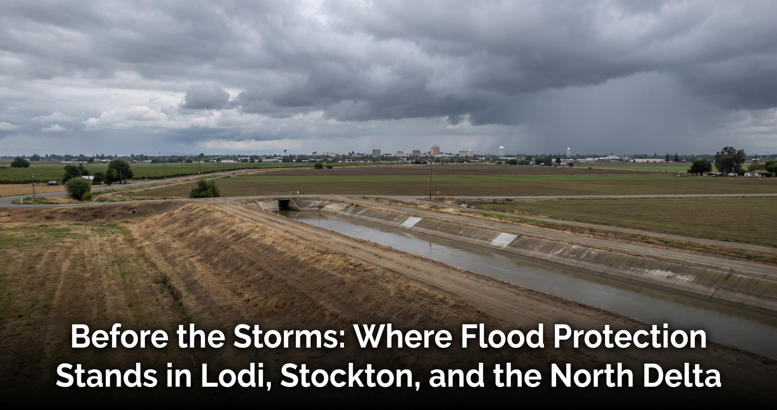 Before the Storms: Where Flood Protection Stands in Lodi, Stockton, and the North Delta