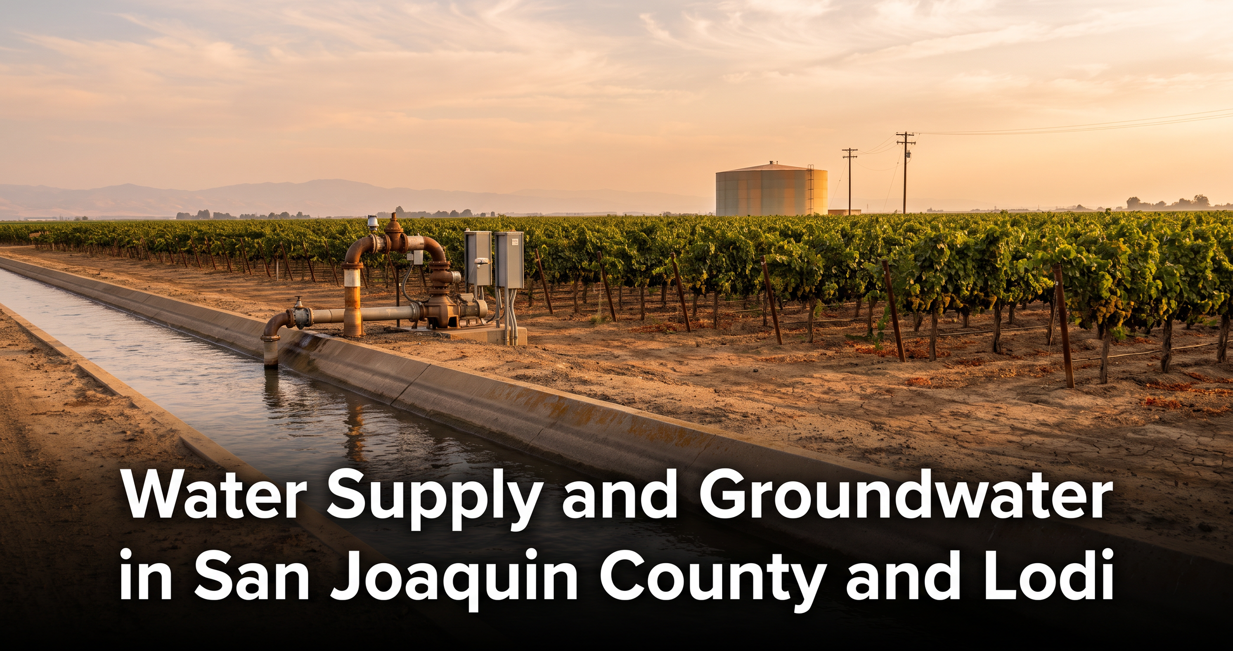 Water Supply and Groundwater in San Joaquin County and Lodi