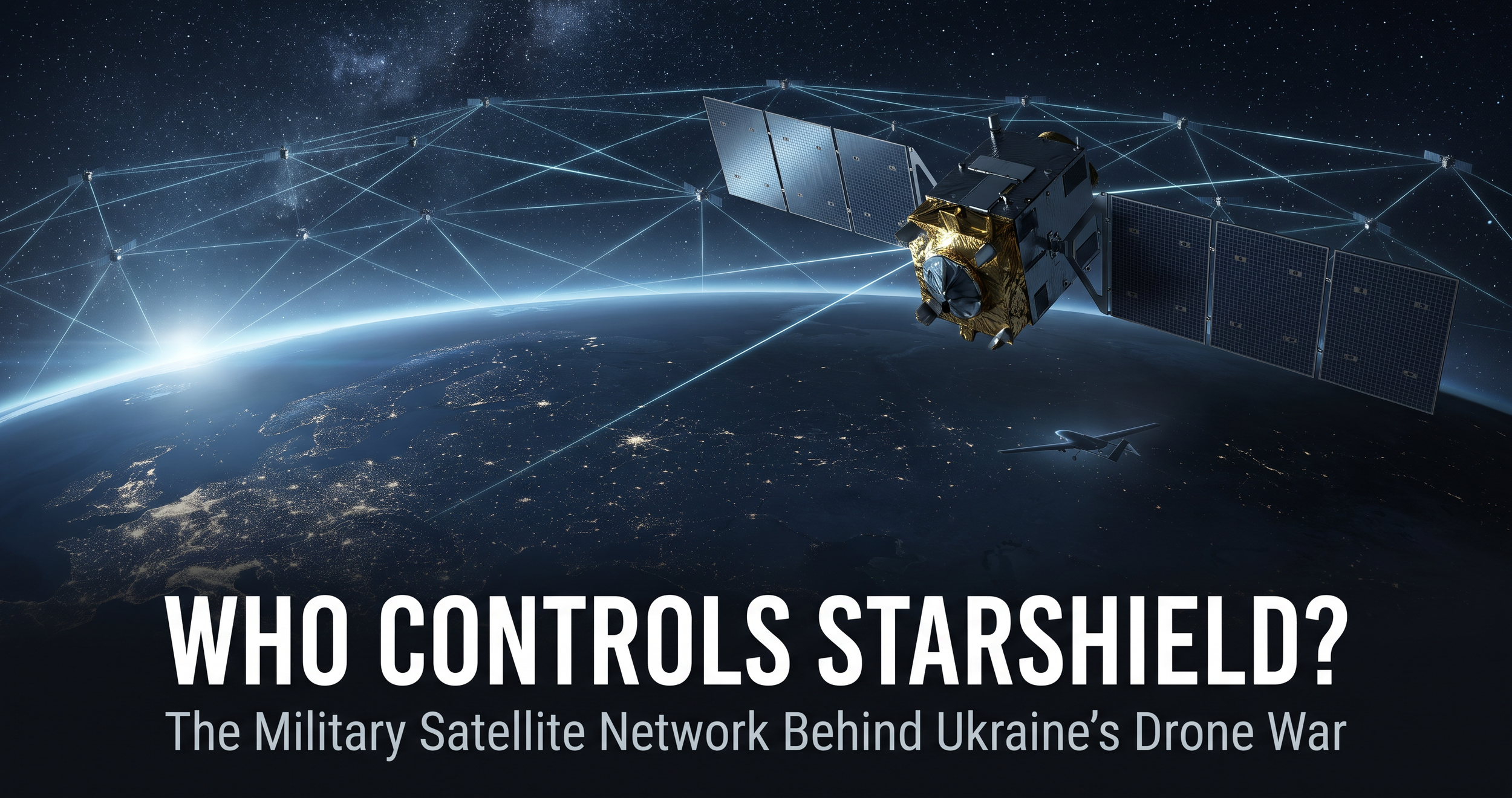 Who Controls Starshield? The Military Satellite Network Behind Ukraine’s Drone War