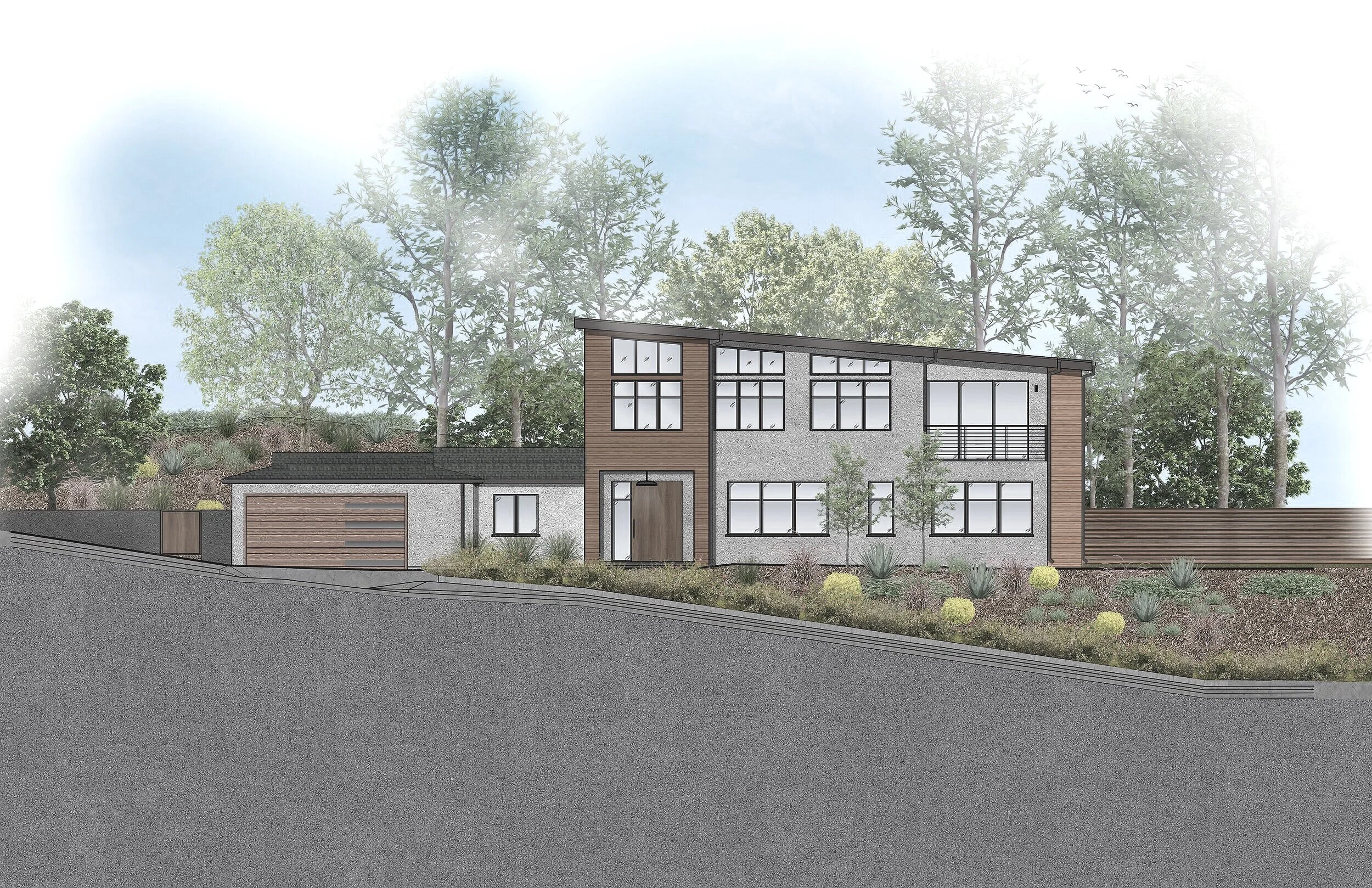 210826 - 4512 Argentine - Front Elevation