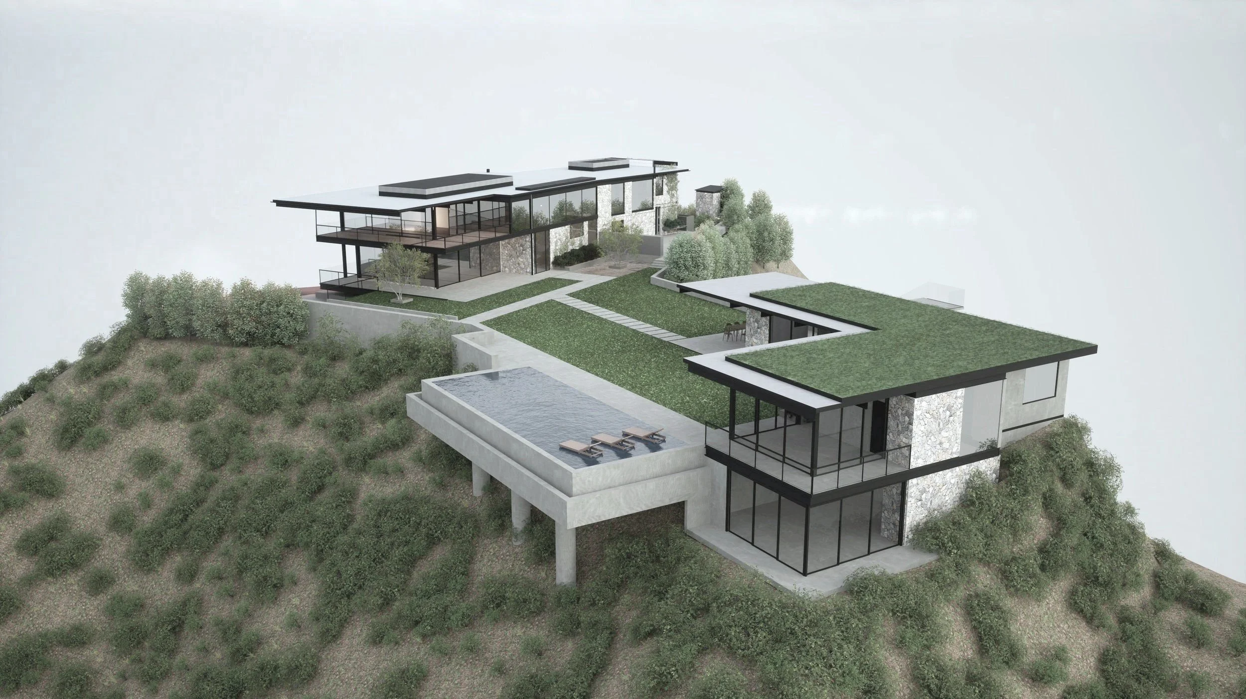 Project In Progress Hill Top House