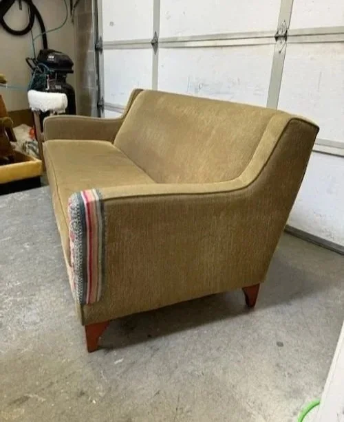 Brown Couch Before Picture