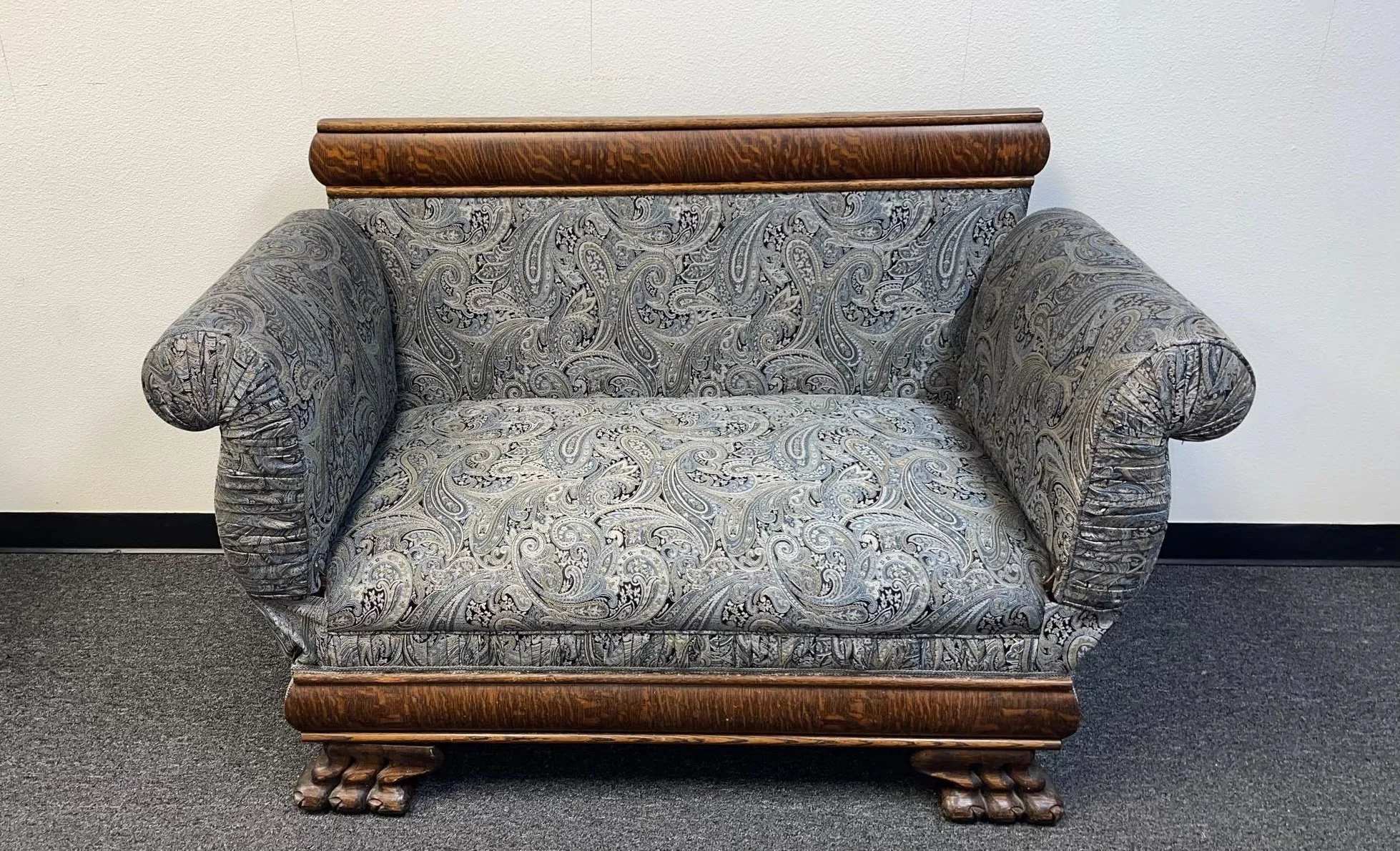 Paisley Patterned Chair After Photo