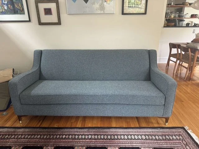 Blue Couch After Picture
