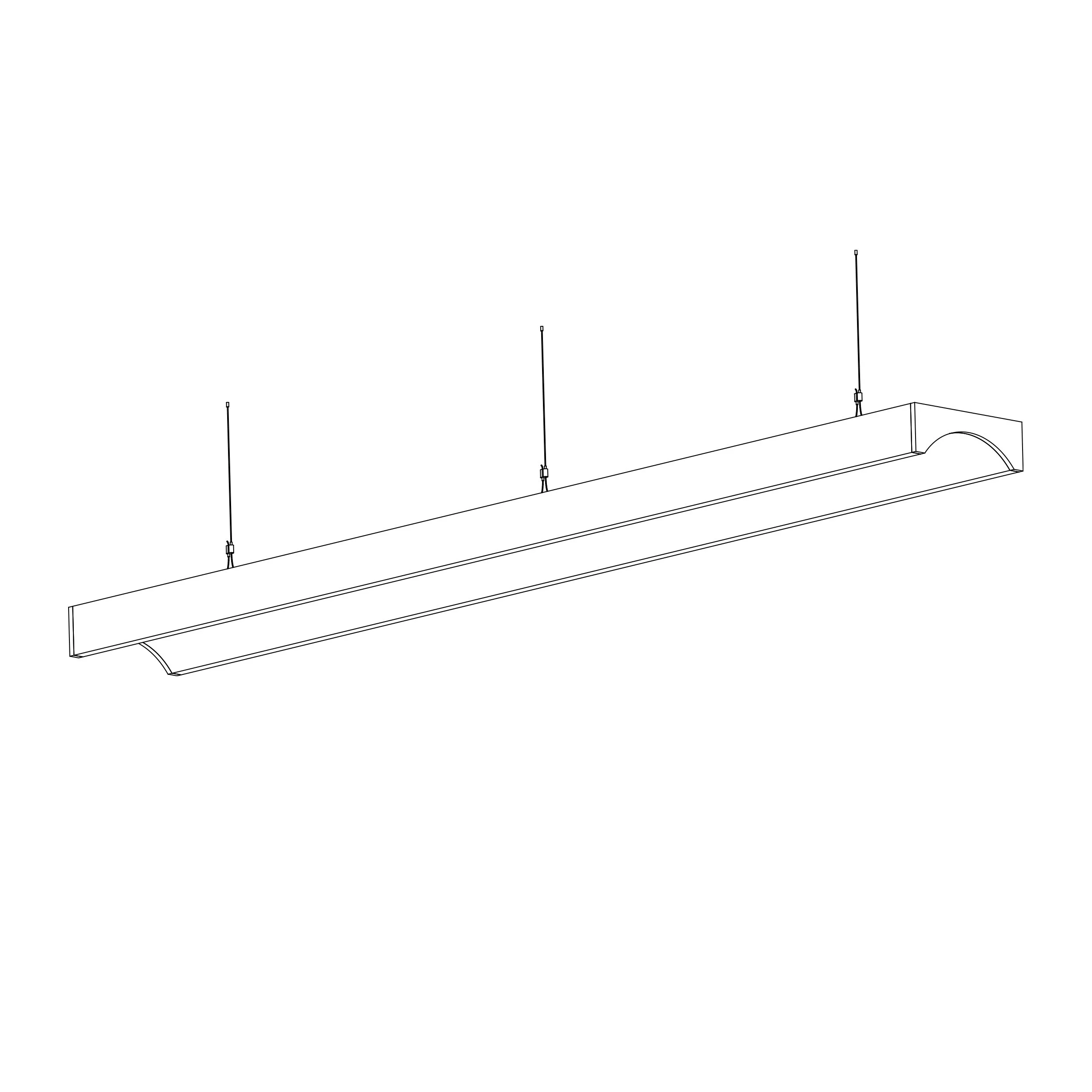 Ceiling Baffle – 96"