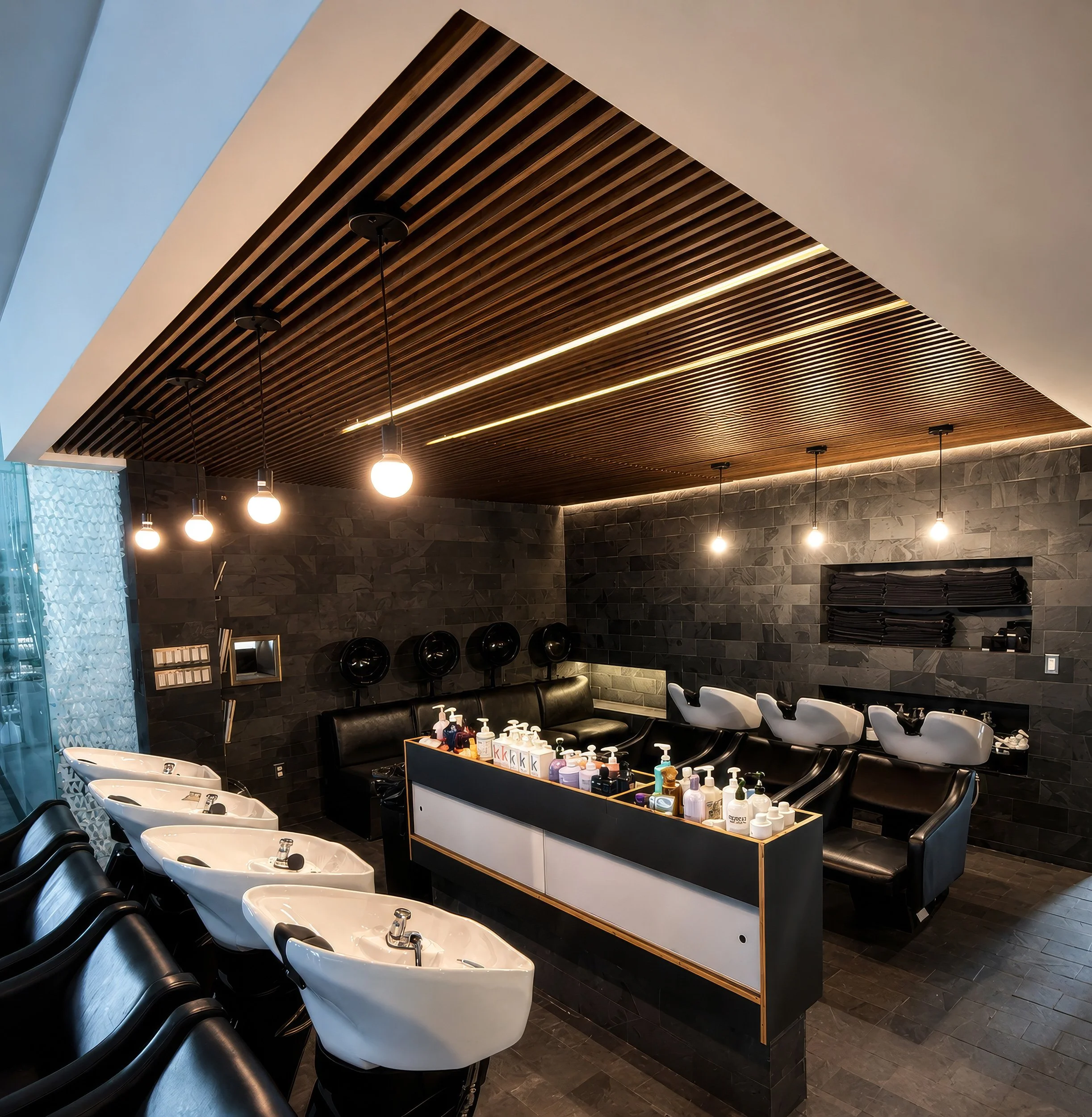 salon-shampoo-chair-room-with-ceiling-using-WoodLine-Slat-Blades-in-dark-Walnut.jpg