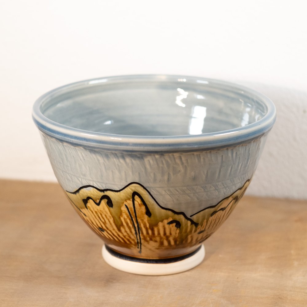 Mixing Bowl, Gangbusters Pottery, Functional Soul