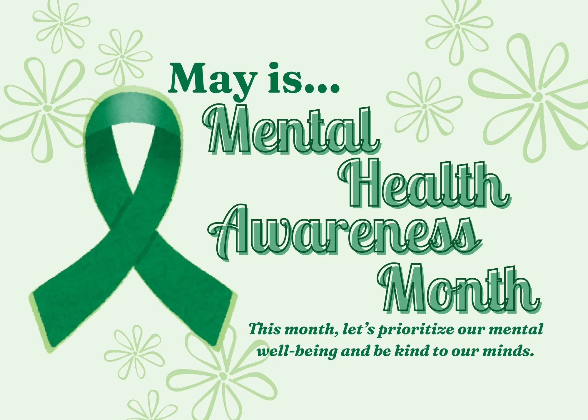 MAY IS MENTAL HEALTH AWARENESS MONTH: PRIORITIZE YOURSELF
