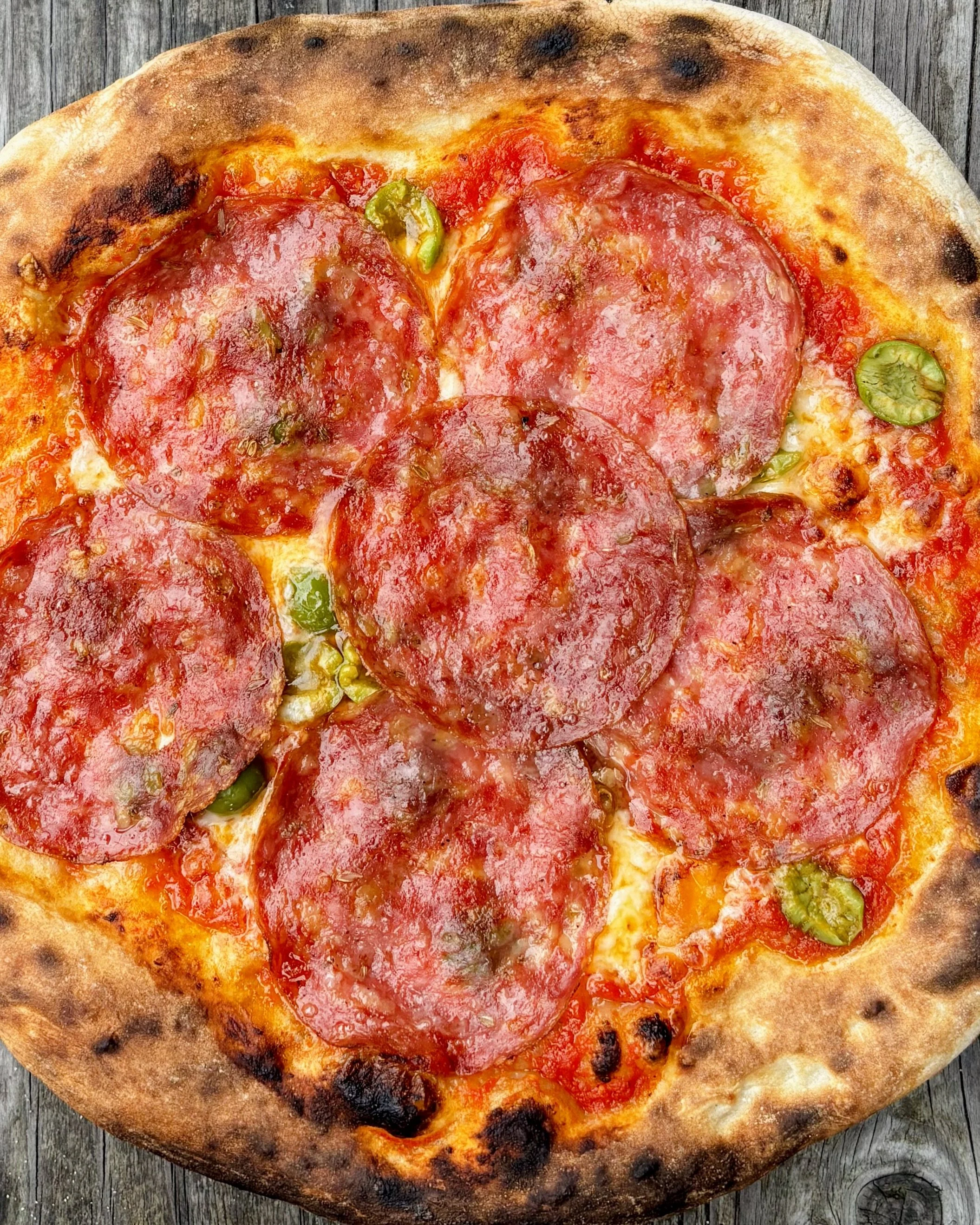 Salami & Olive Pizza
